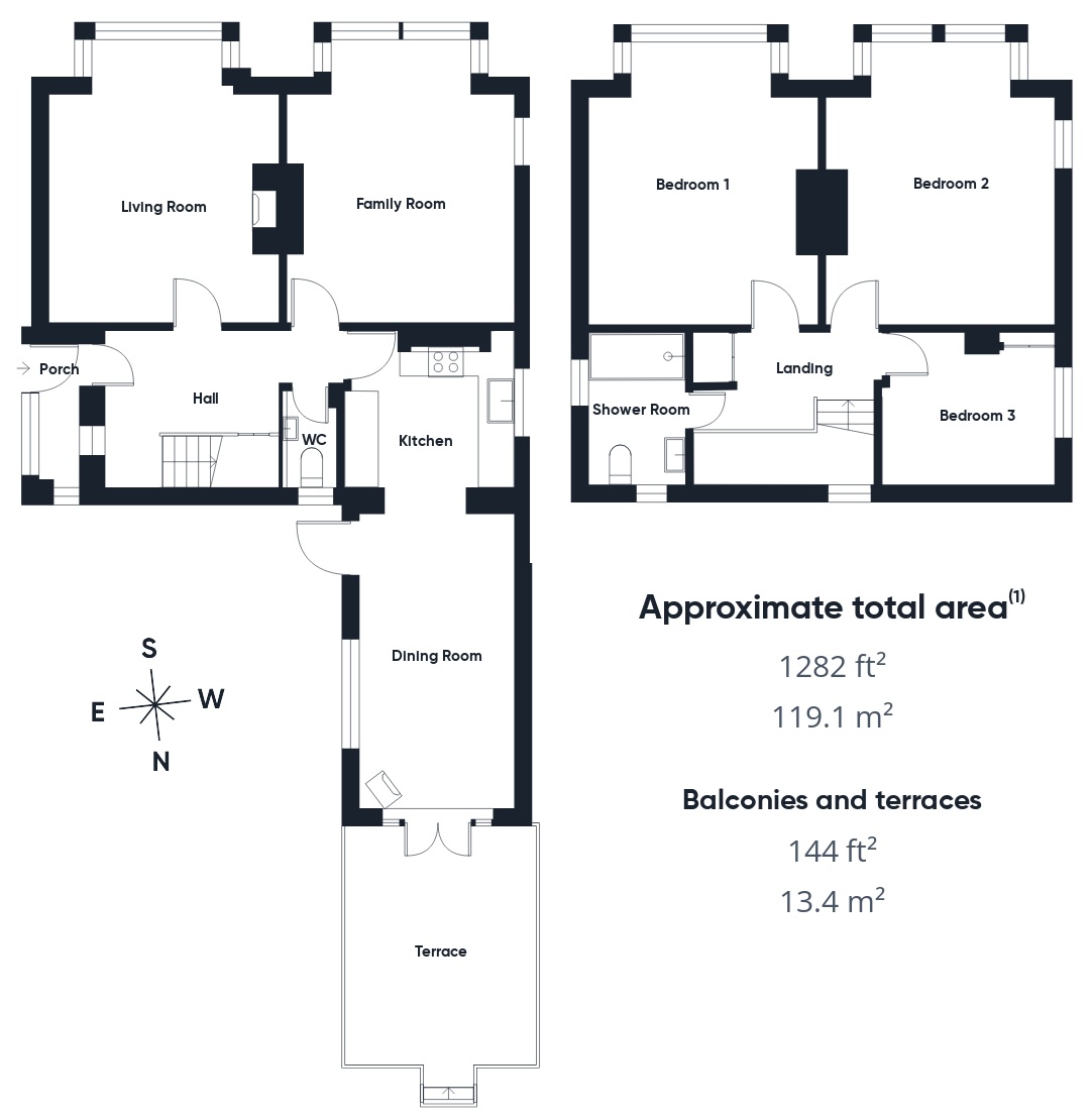 Wedgewood, Poughill Road, Bude floorplan