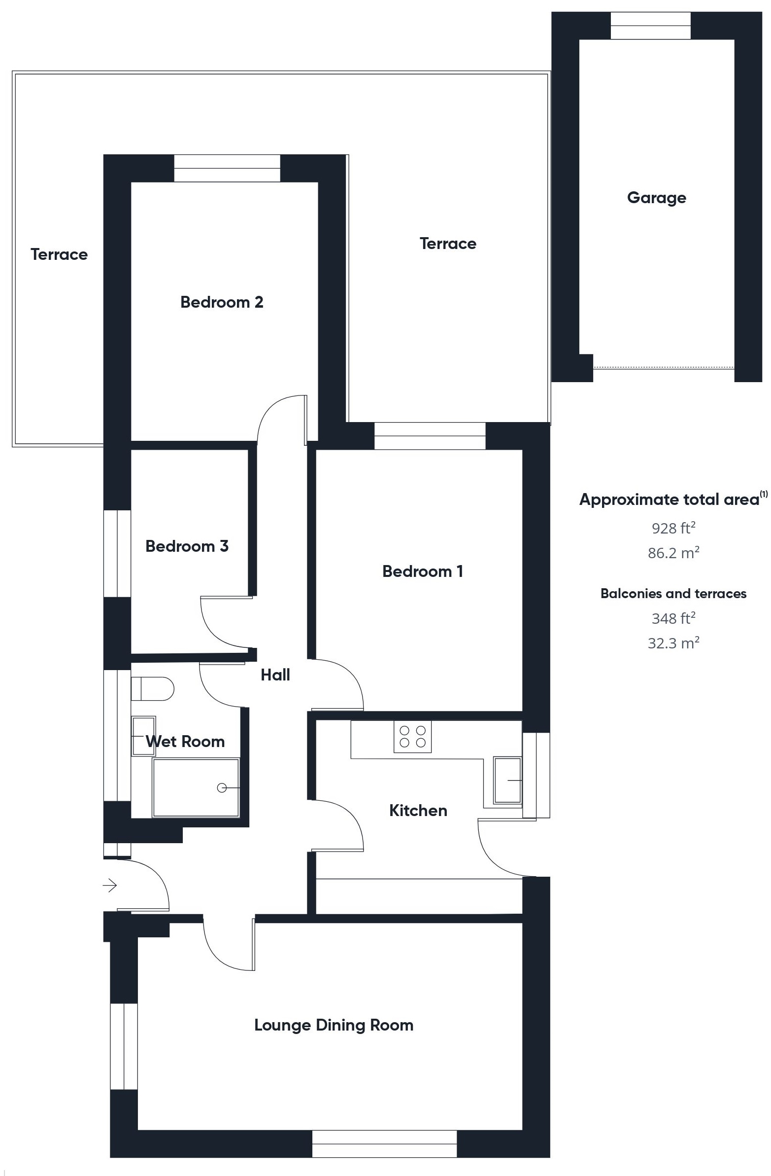 33, Trelawney Avenue, Bude floorplan