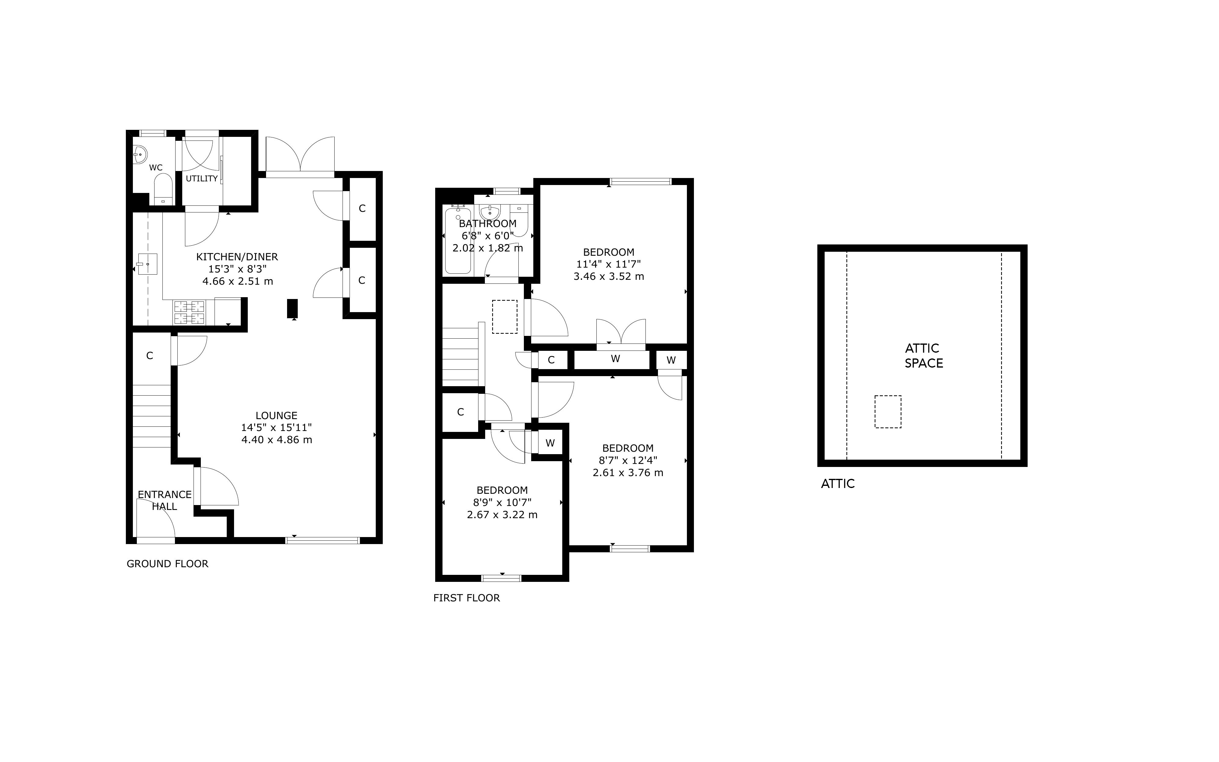 32, Castlepark Gait, Edinburgh floorplan