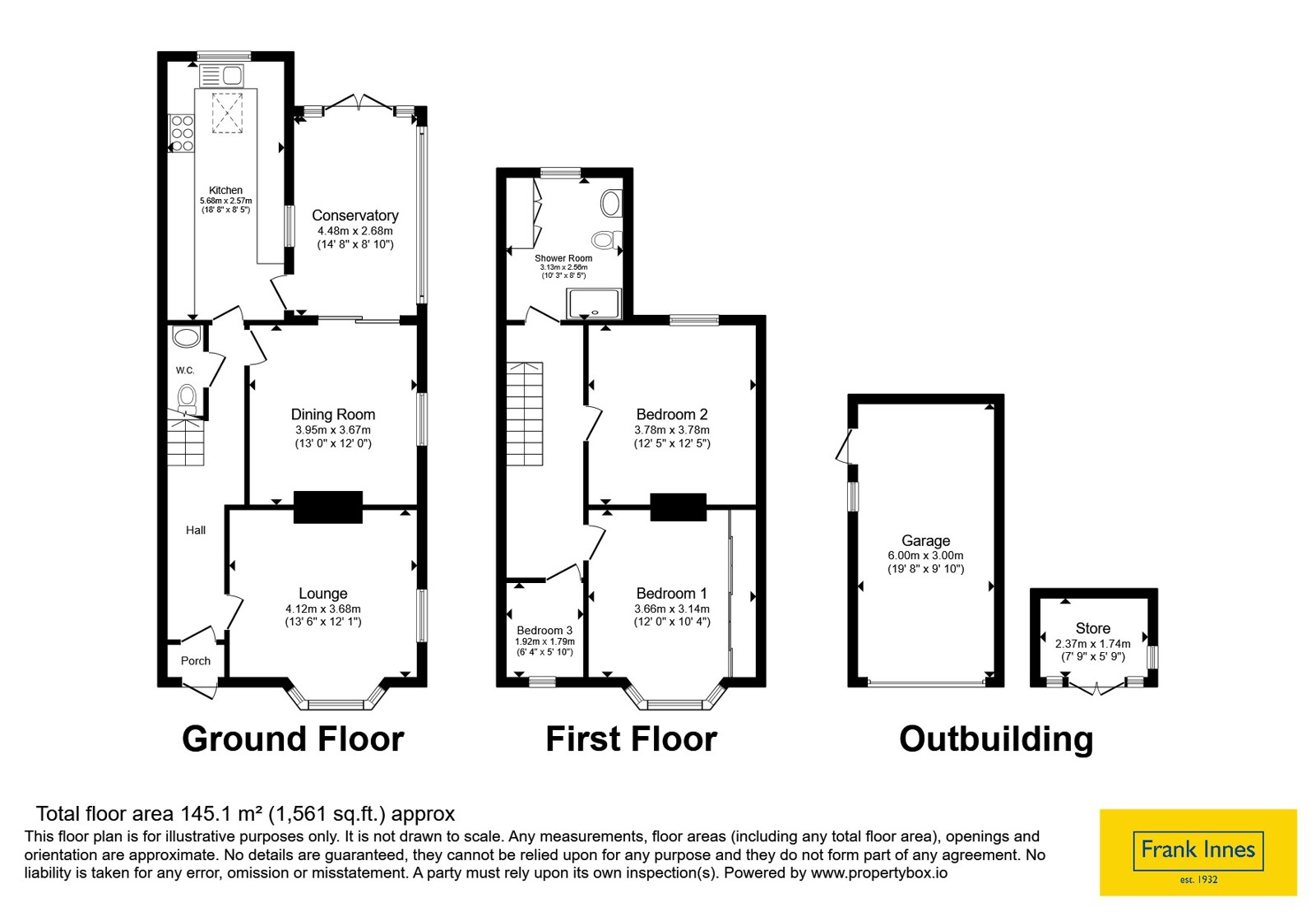 88, Henhurst Hill, Staffordshire floorplan