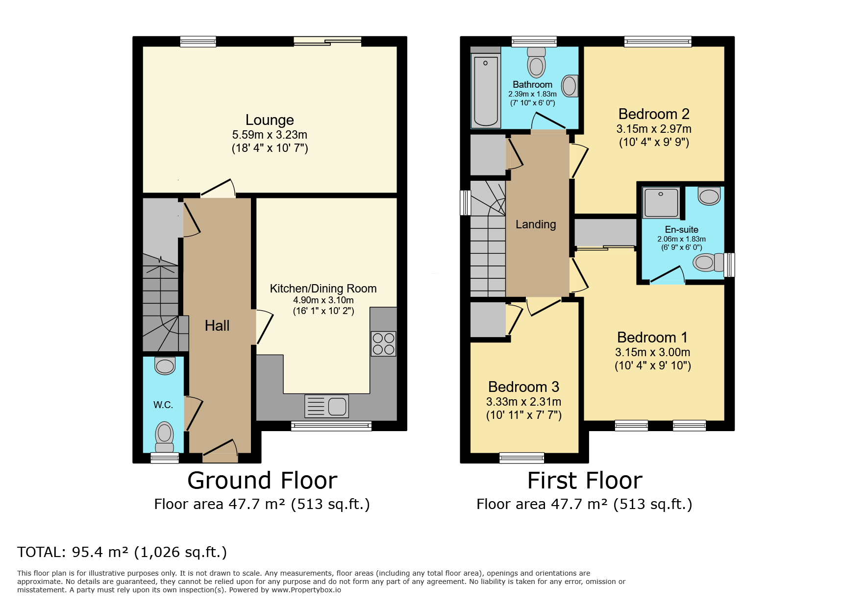 2, Lower Abbots, Bideford floorplan
