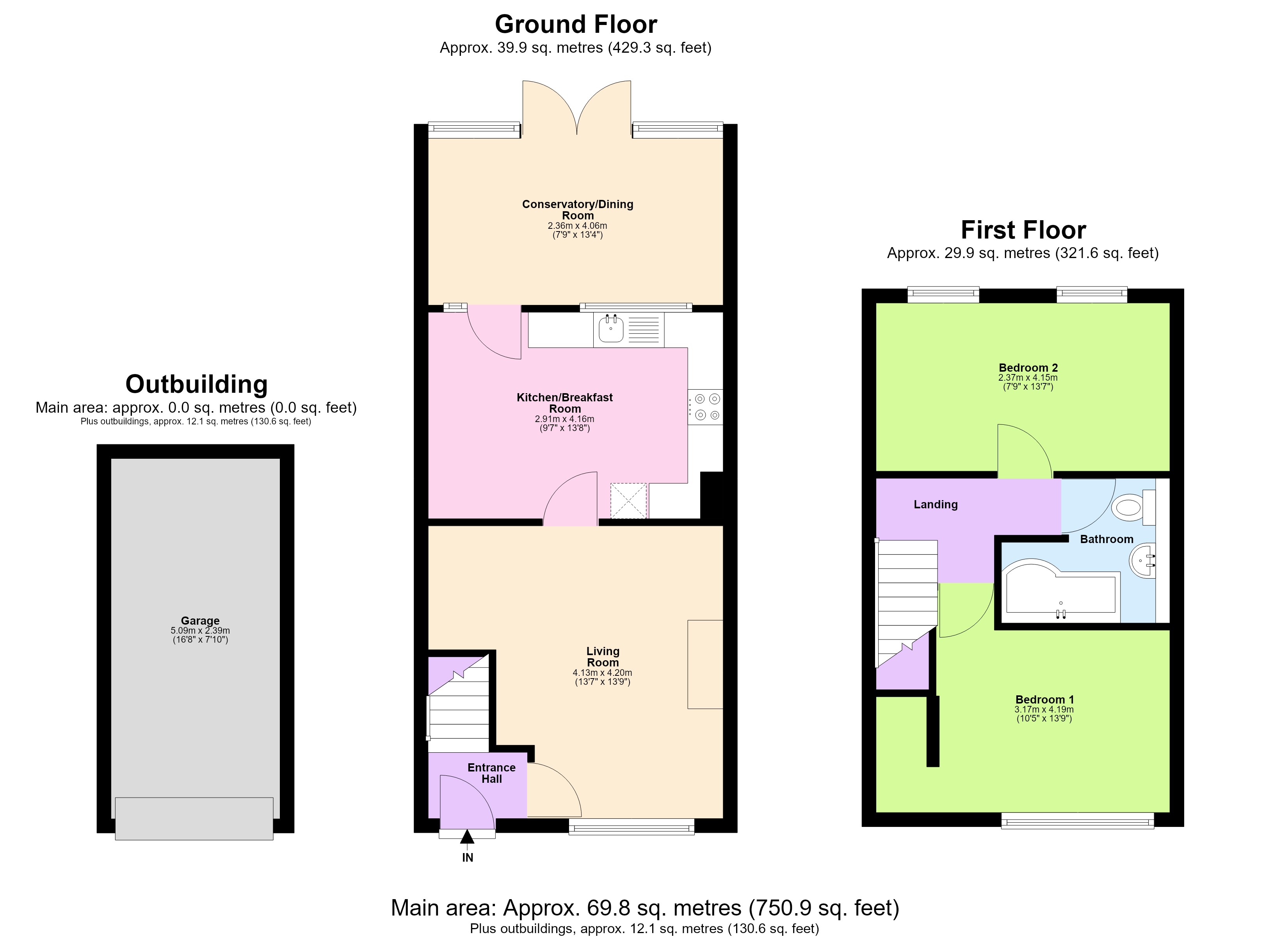 12, Hornbeam Close, Central Bedfordshire floorplan