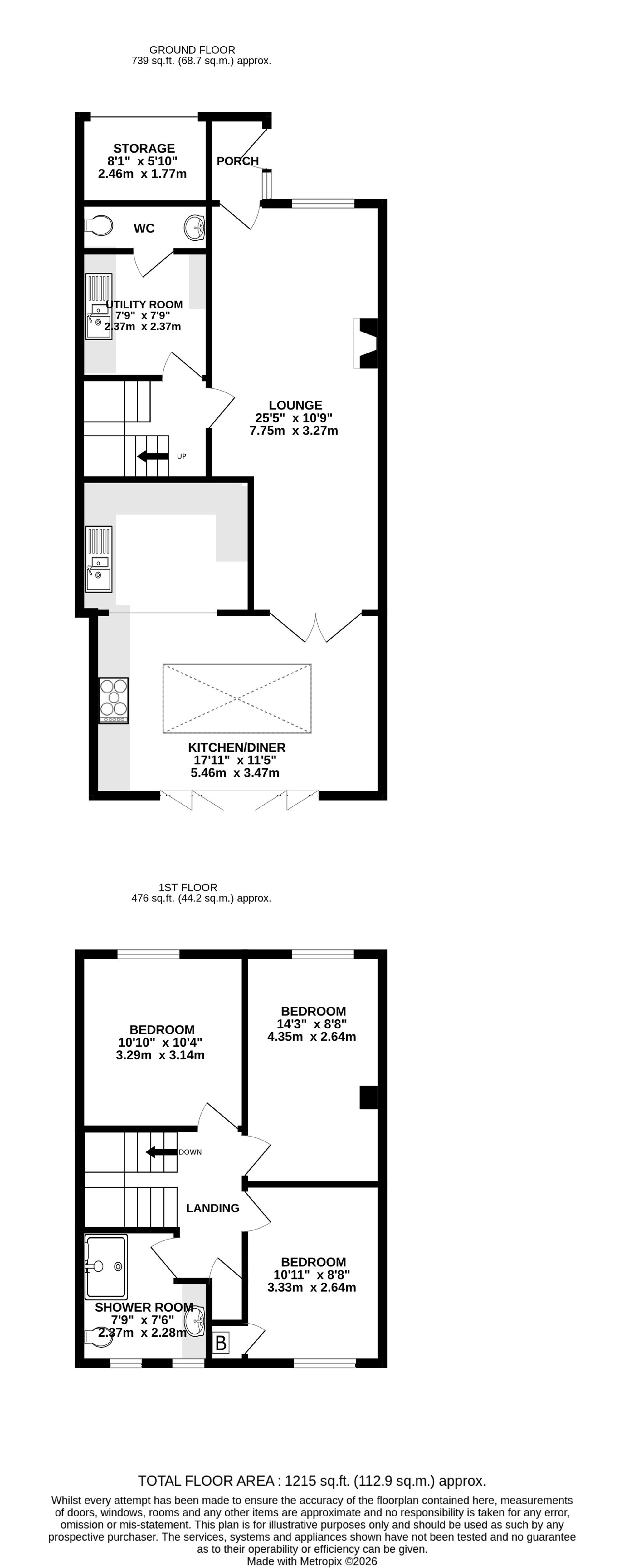 50 Polmennor Road, Falmouth floorplan