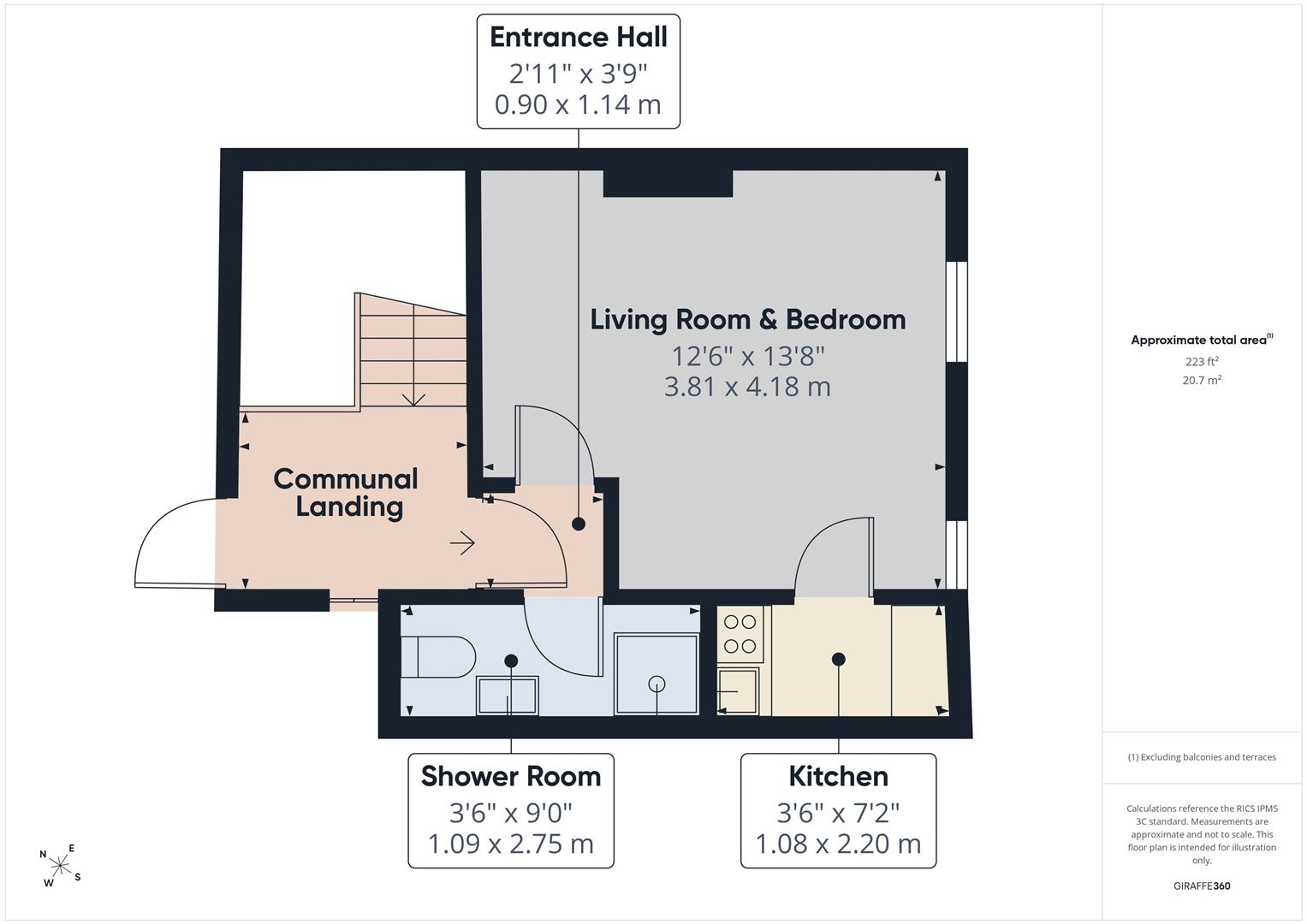 Flat 6, 26 St. Leonards Street, Stamford floorplan