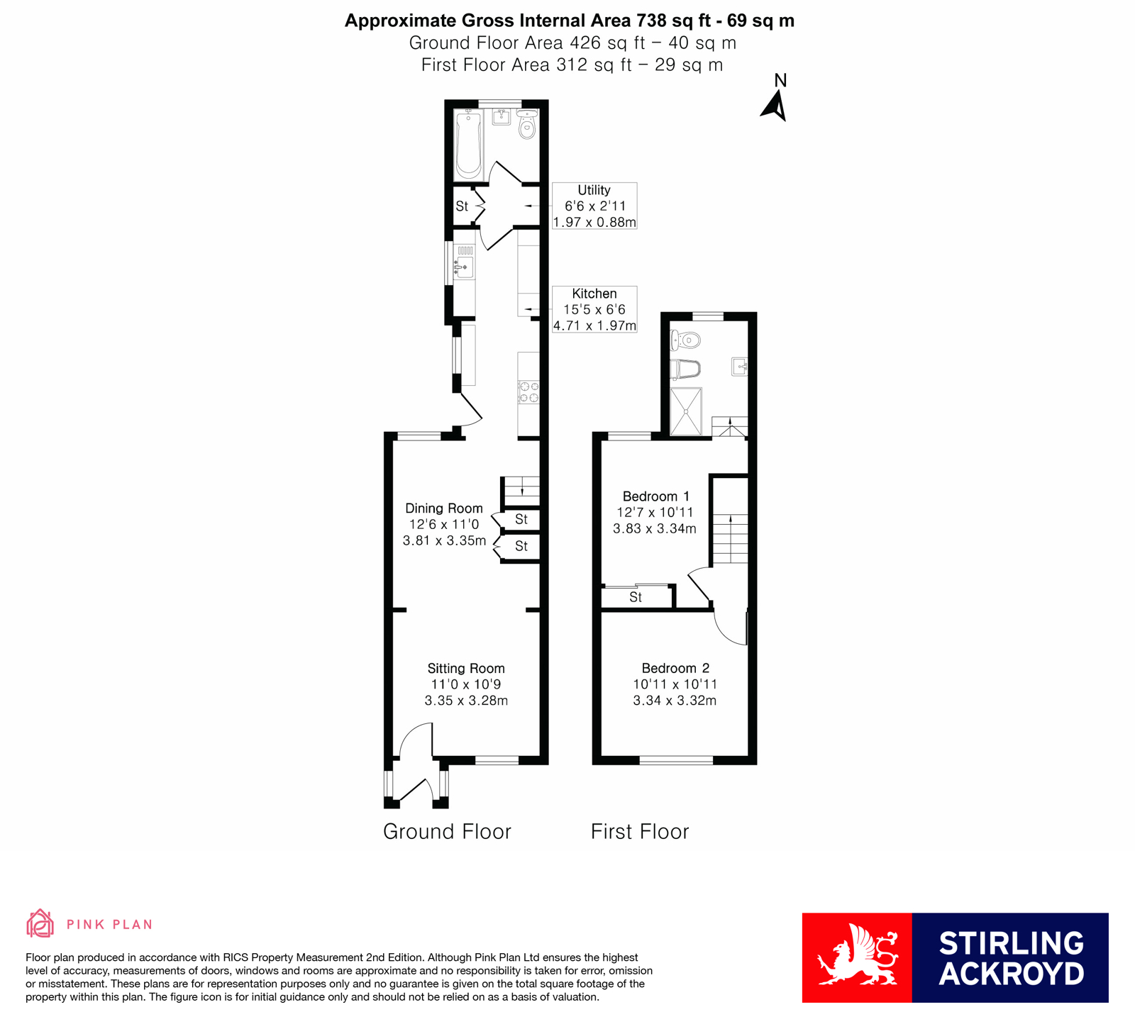 23, Farnell Road, Surrey floorplan