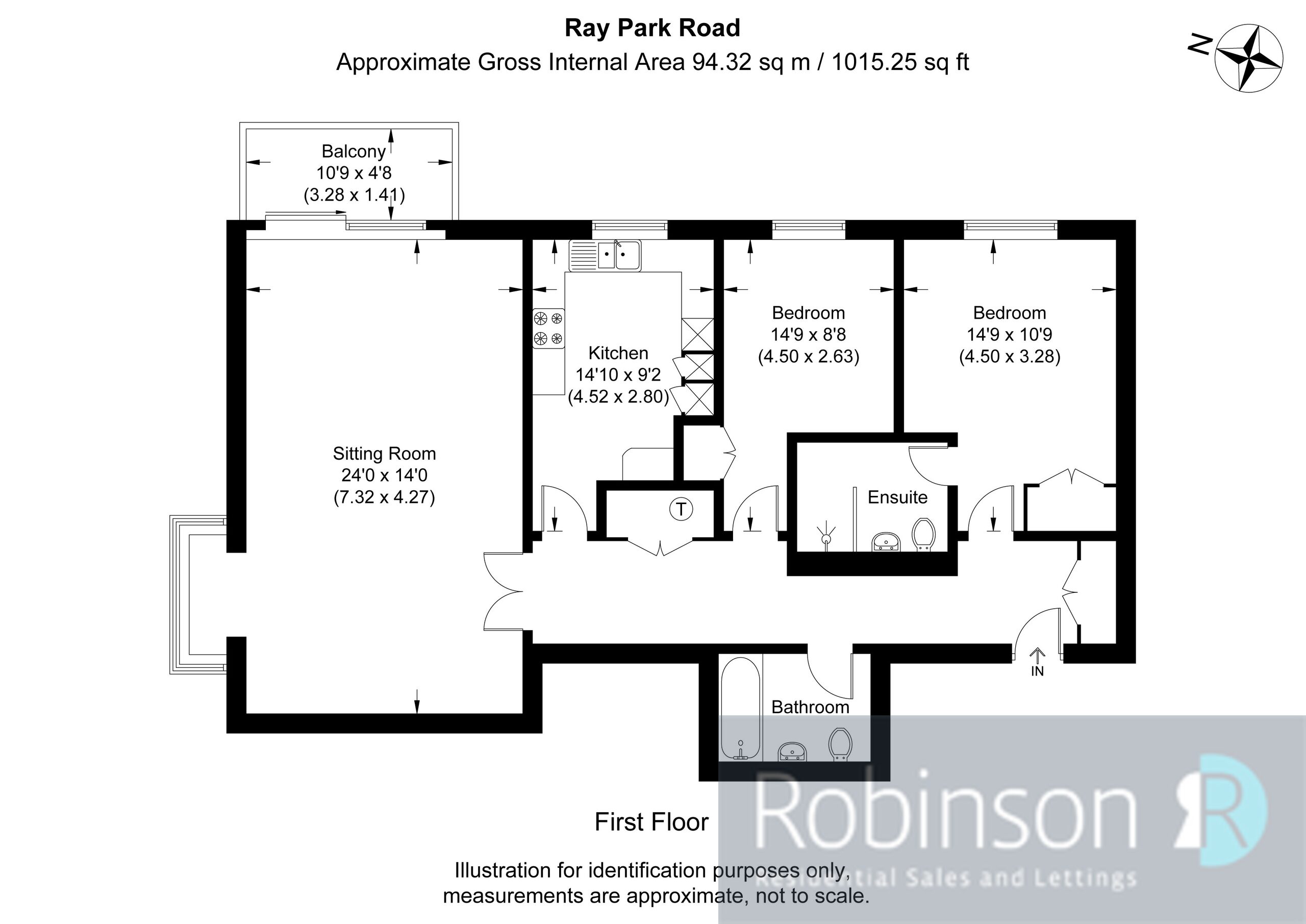 16 Lockbridge Court Ray Park Road, Maidenhead floorplan