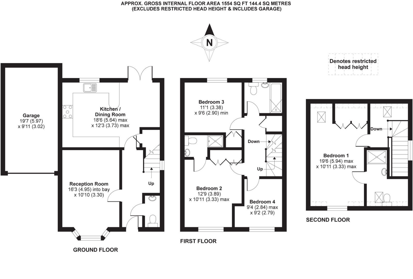 16, Lords Close, Wroughton floorplan