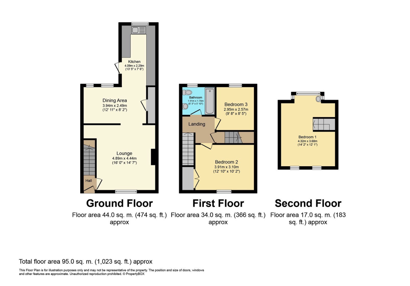 11, Sunnygill Terrace, Ryton floorplan