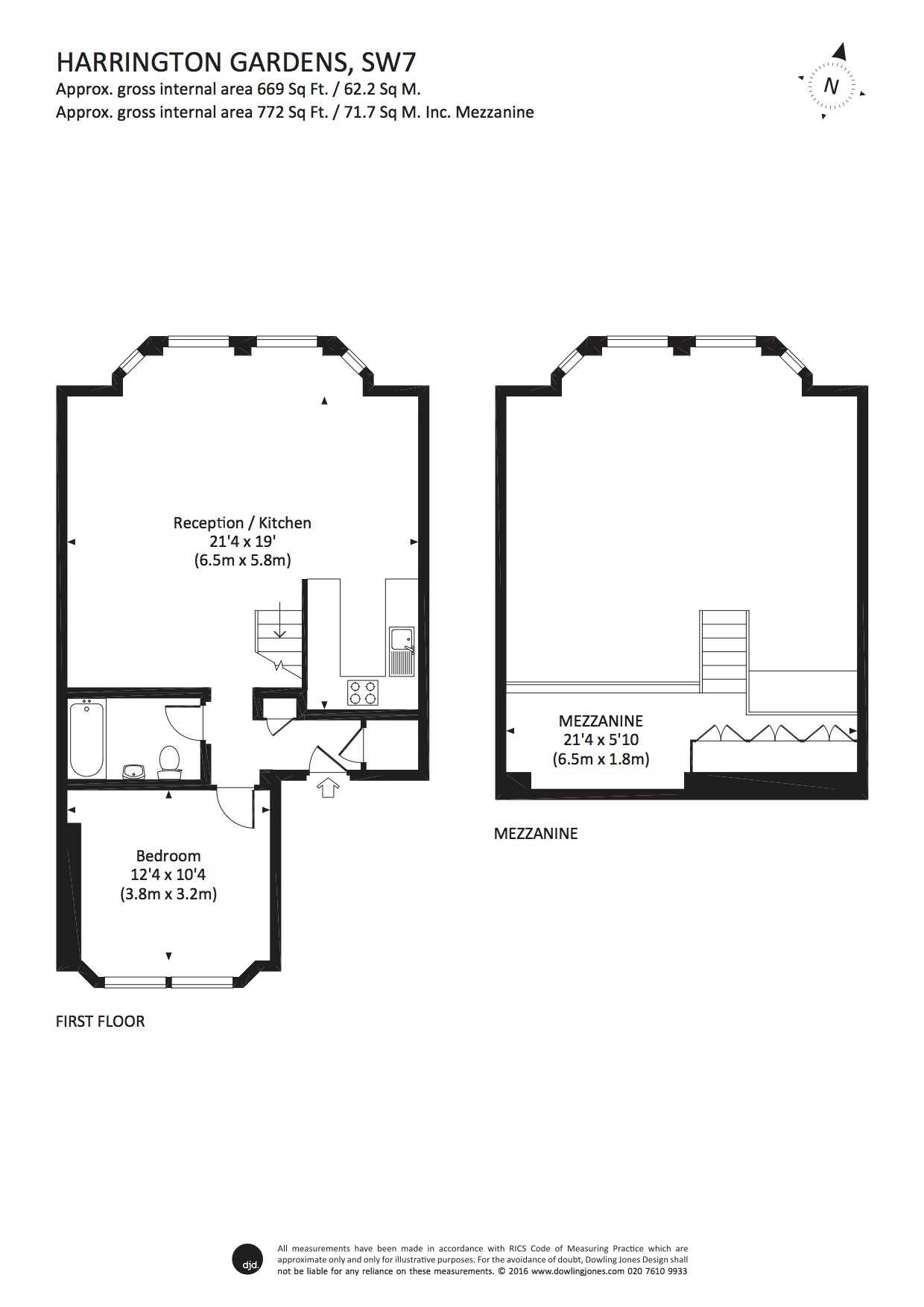 Harrington Gardens, South Kensington floorplan