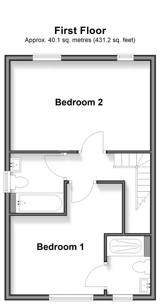 Kings Road, Lewes floorplan
