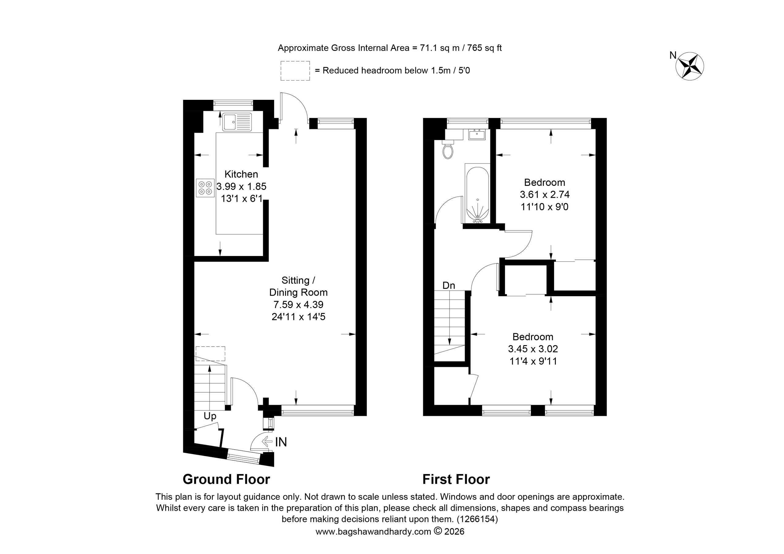 62 Home Park, Oxted floorplan