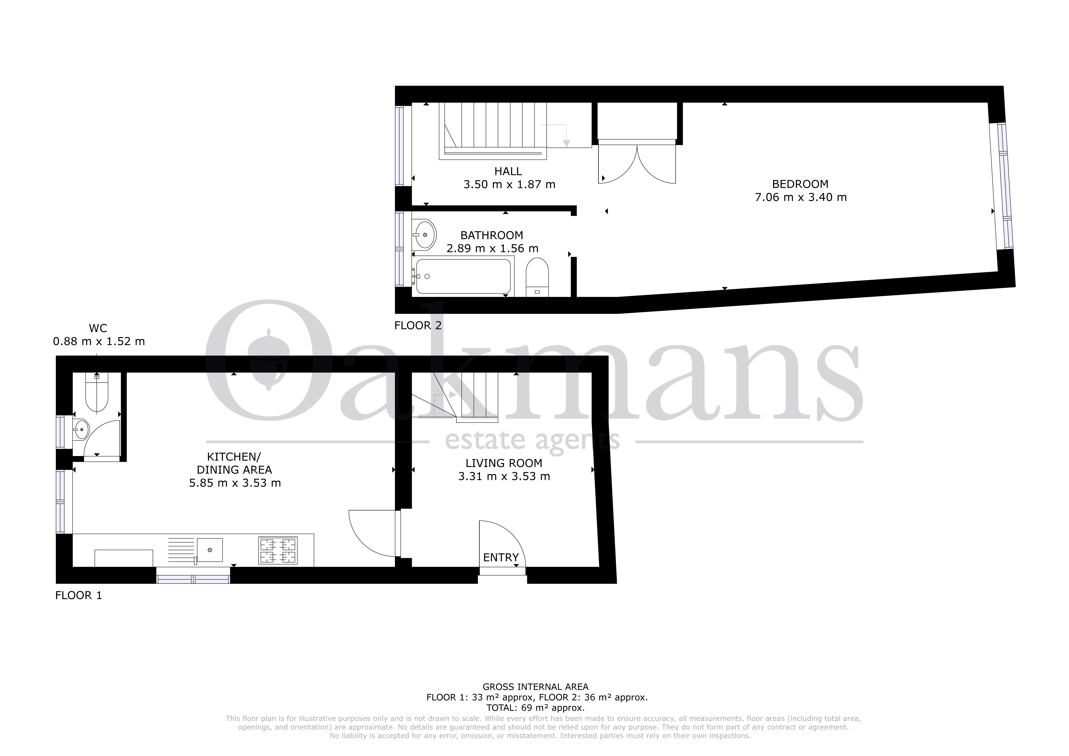 8, Carisbrooke Road, West Midlands floorplan