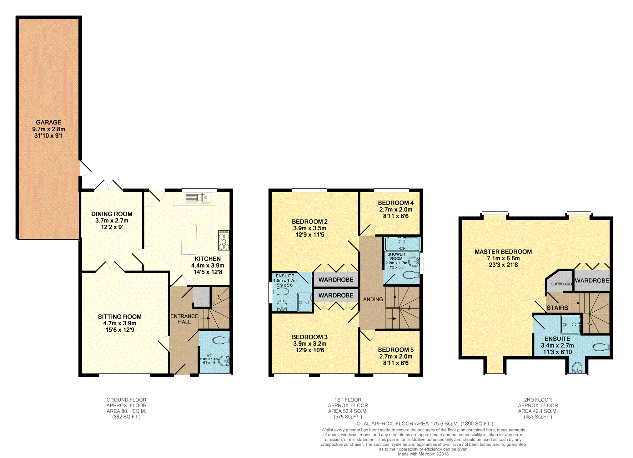 5 Bedrooms Detached house for sale in Quantock Close, Stevenage SG1