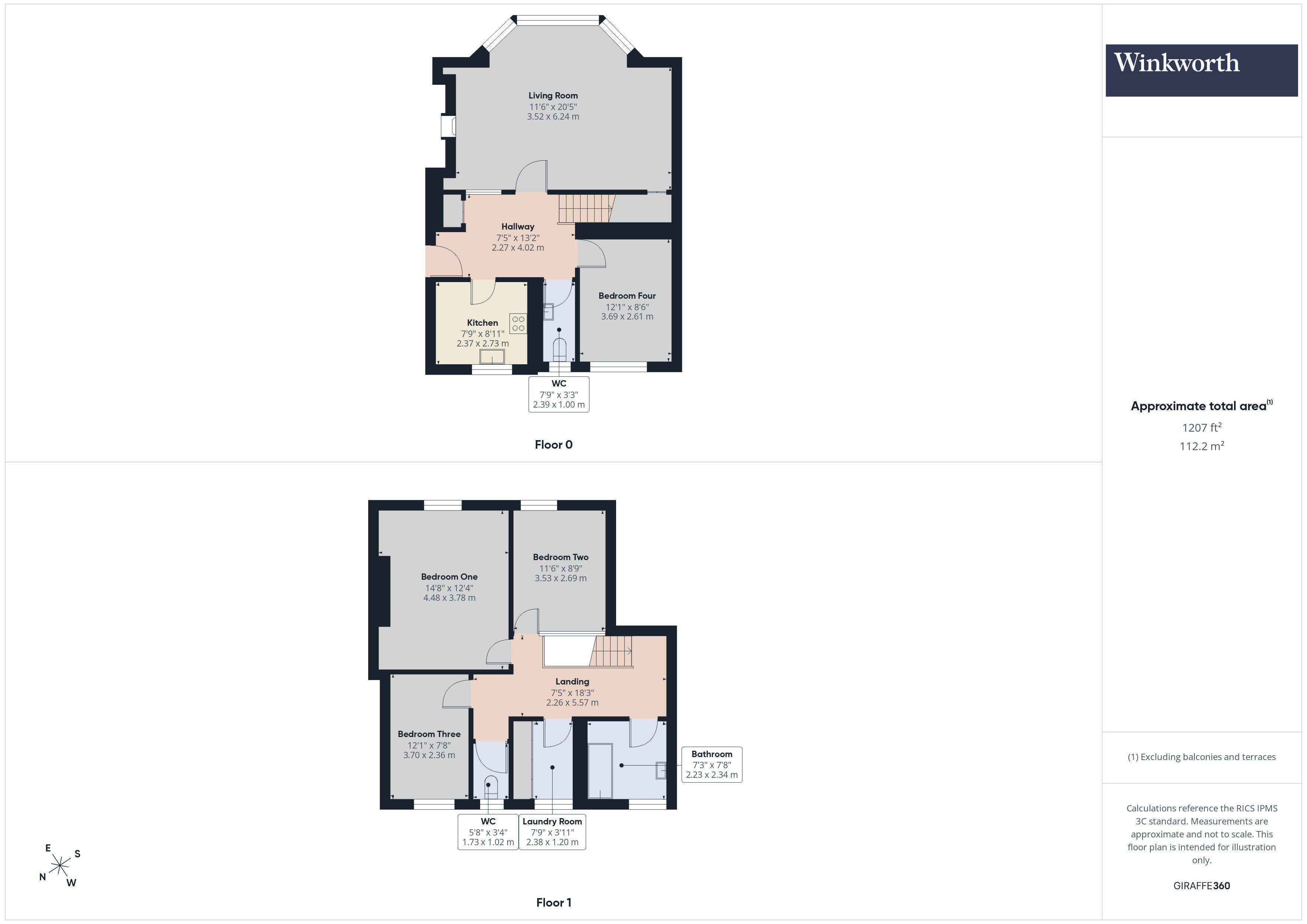 Flat 4, St. Michaels, 31, Oatlands Chase, Weybridge floorplan