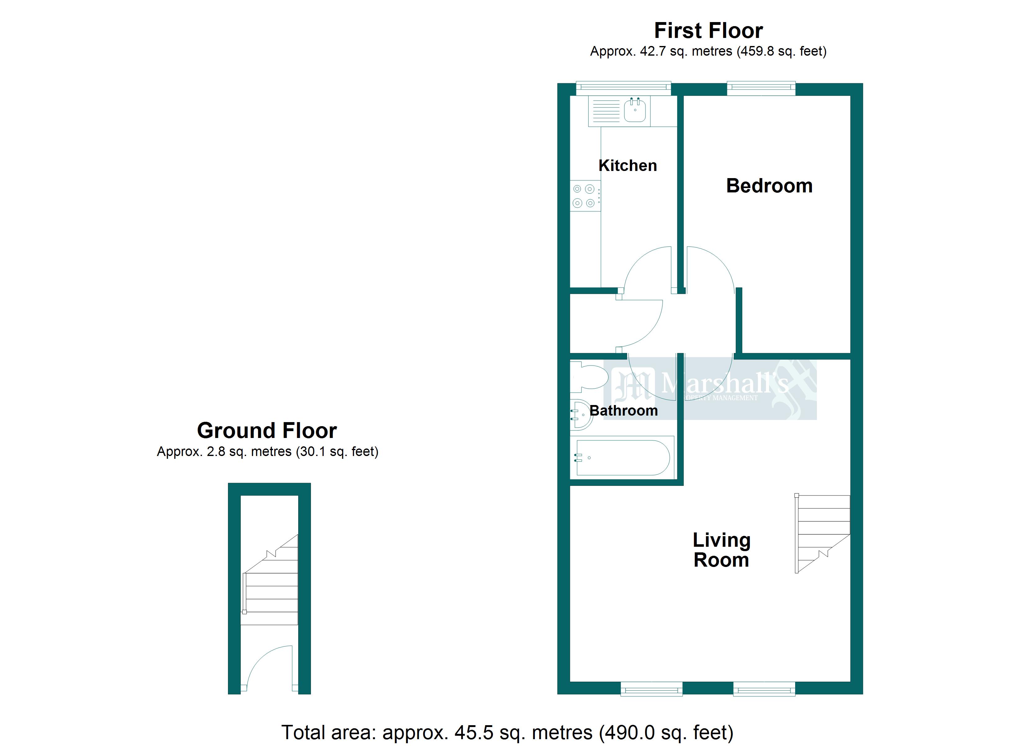 42, Tremaine Close, Penzance floorplan