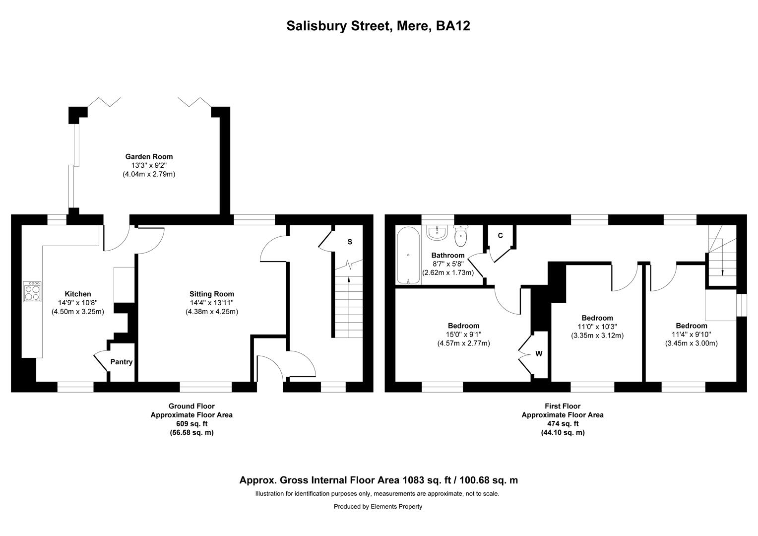 Tanners, Salisbury Street, Mere floorplan