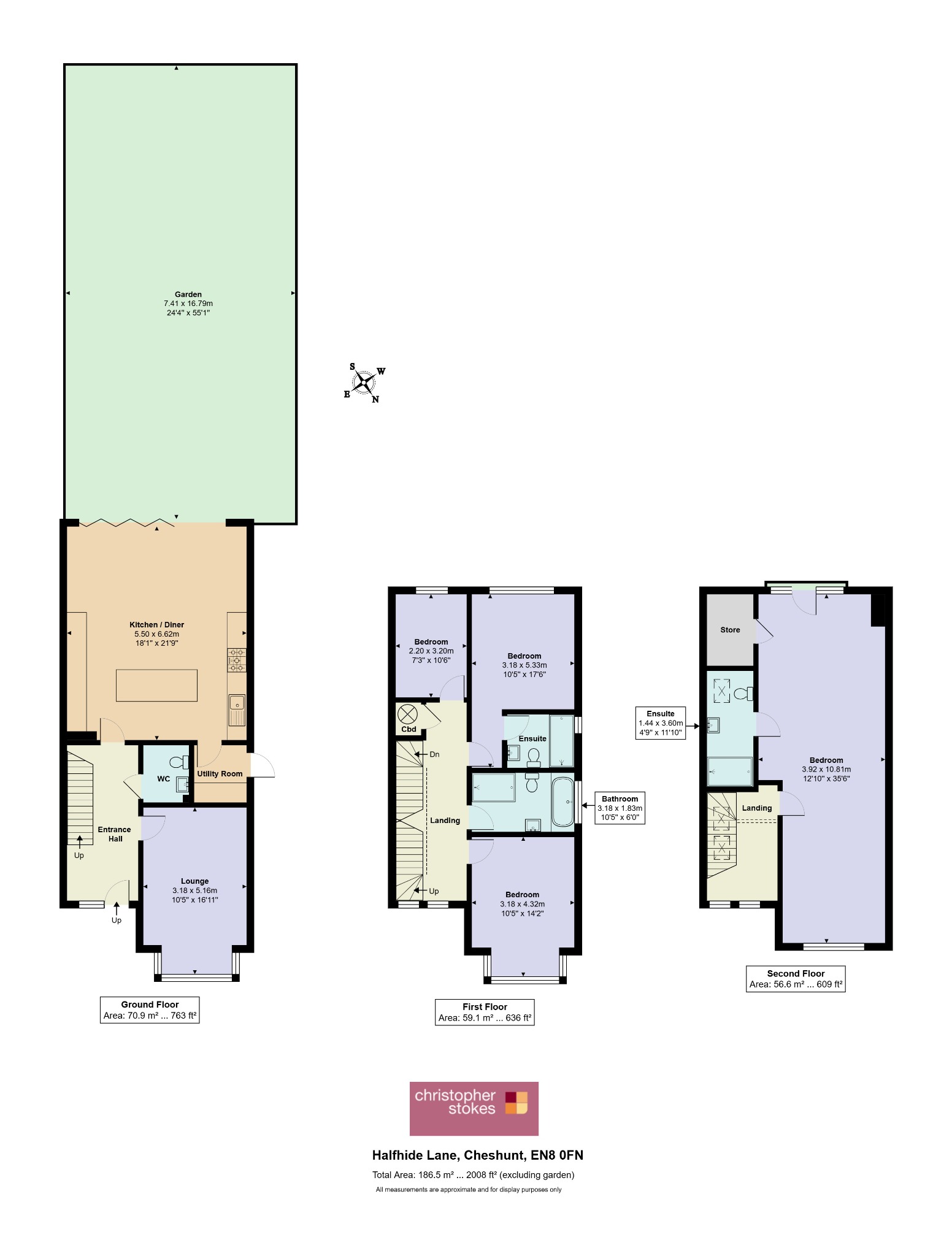 2 Halfhide Lane, Cheshunt, Hertfordshire floorplan