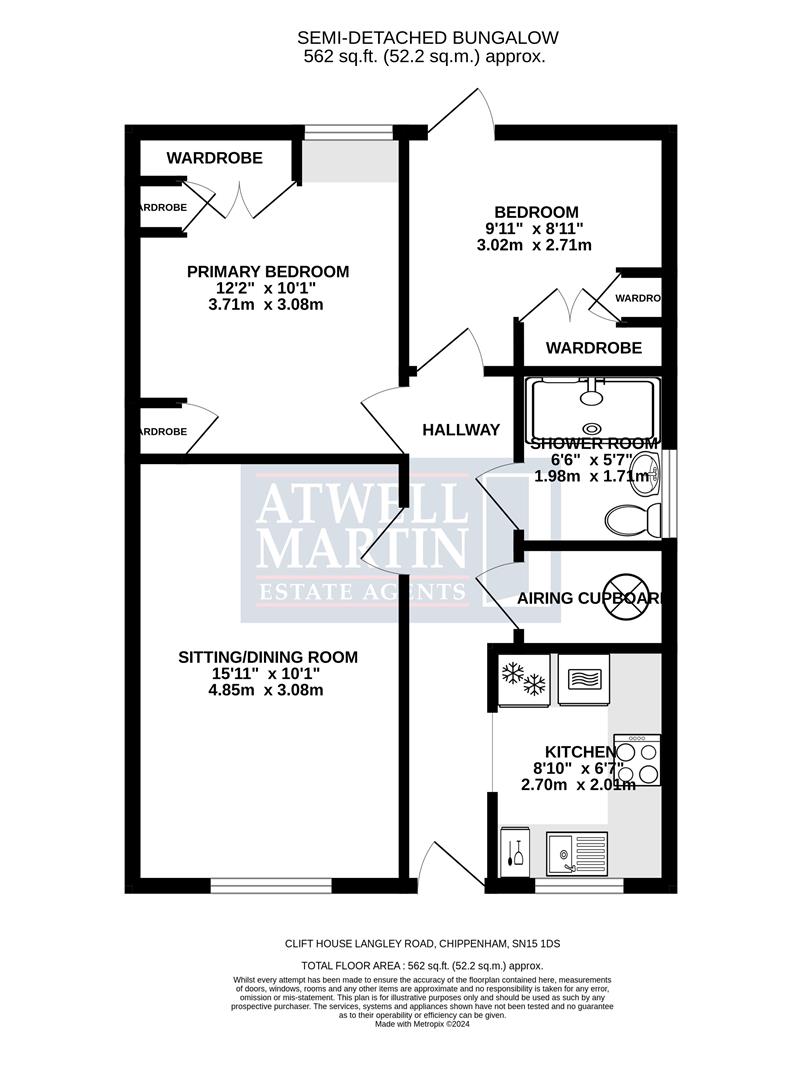 41, Clift House, Chippenham floorplan