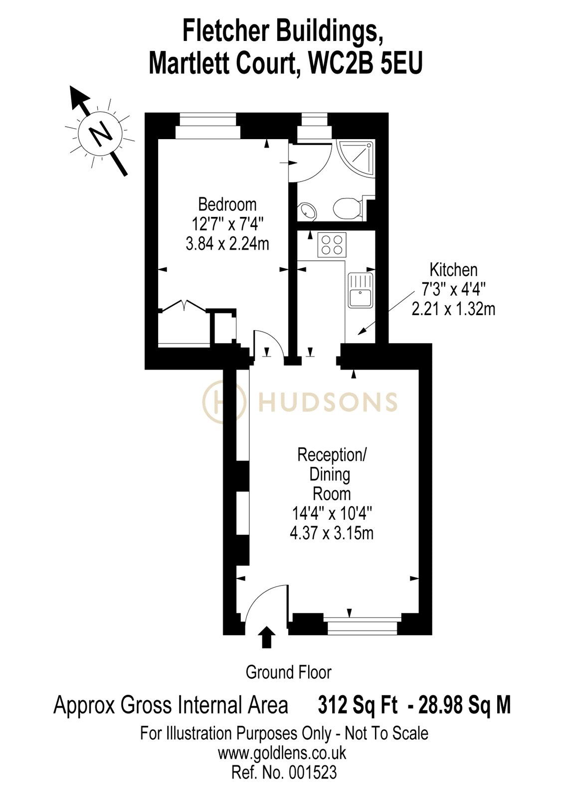 1 Bedrooms Flat to rent in Fletcher Buildings, Martlett Court, London WC2B