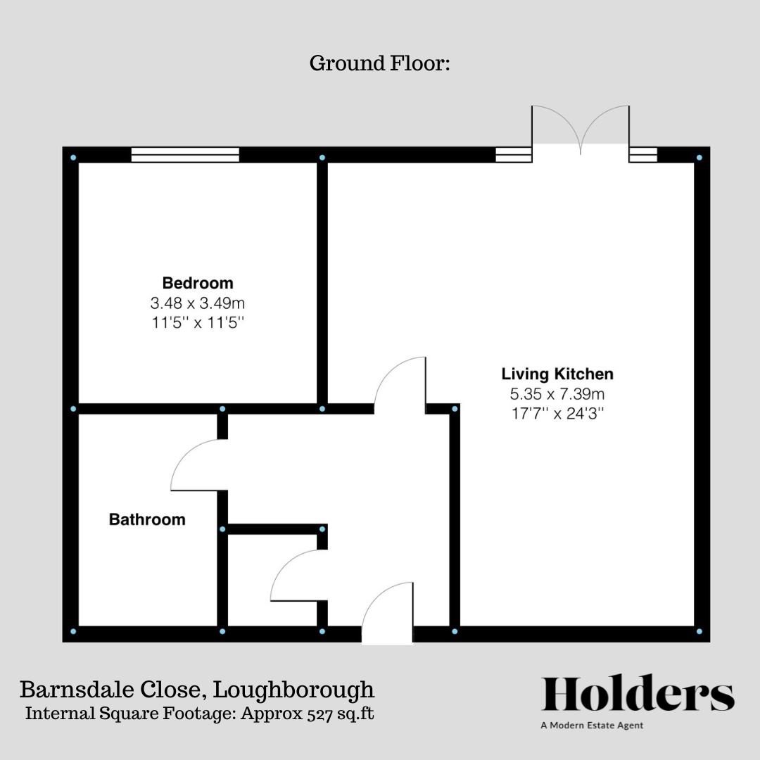 71, Barnsdale Close, Loughborough floorplan