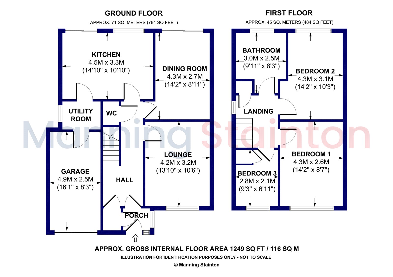 100, Silverdale Avenue, Leeds floorplan