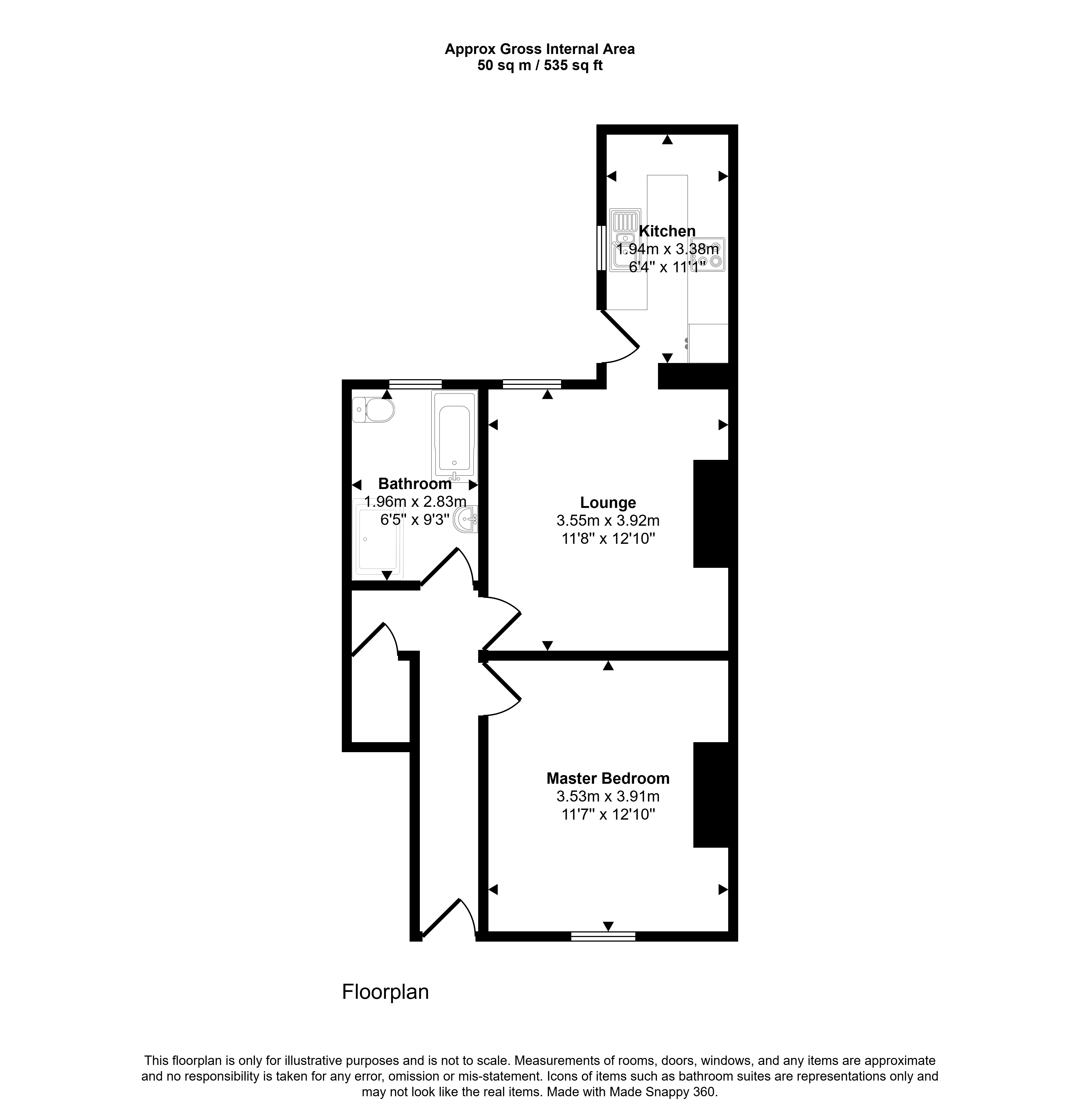19, Nicholson Terrace, Newcastle upon Tyne floorplan