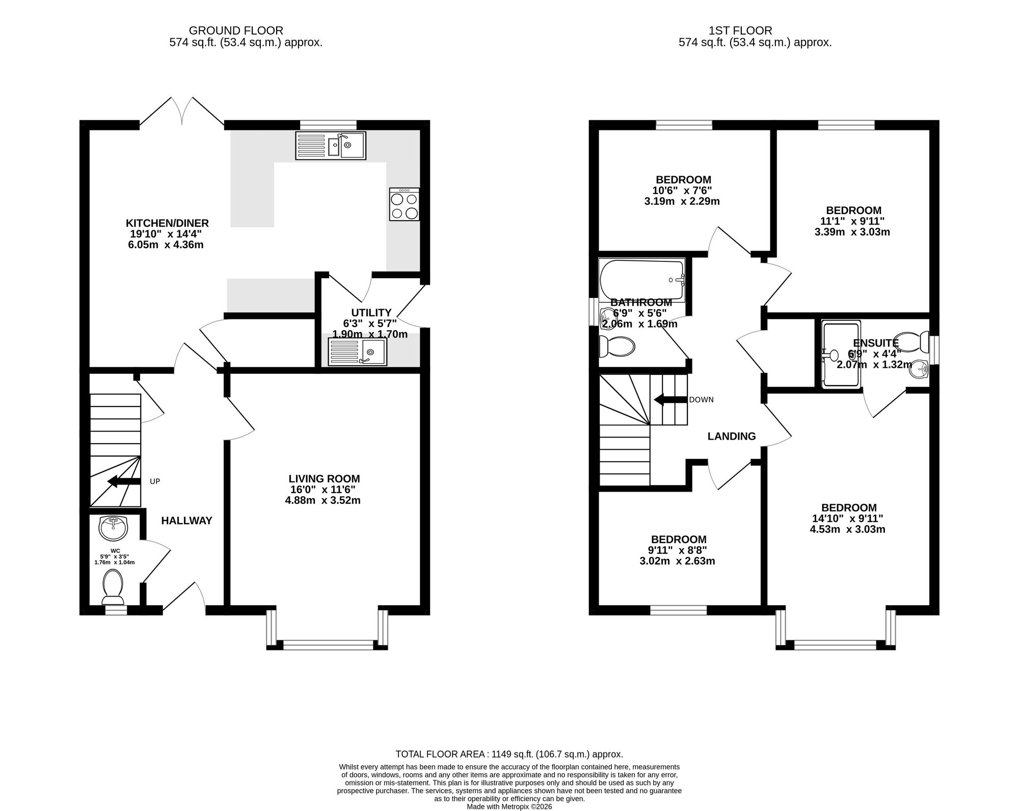 10 Twyn Y Melin Close, Newport floorplan