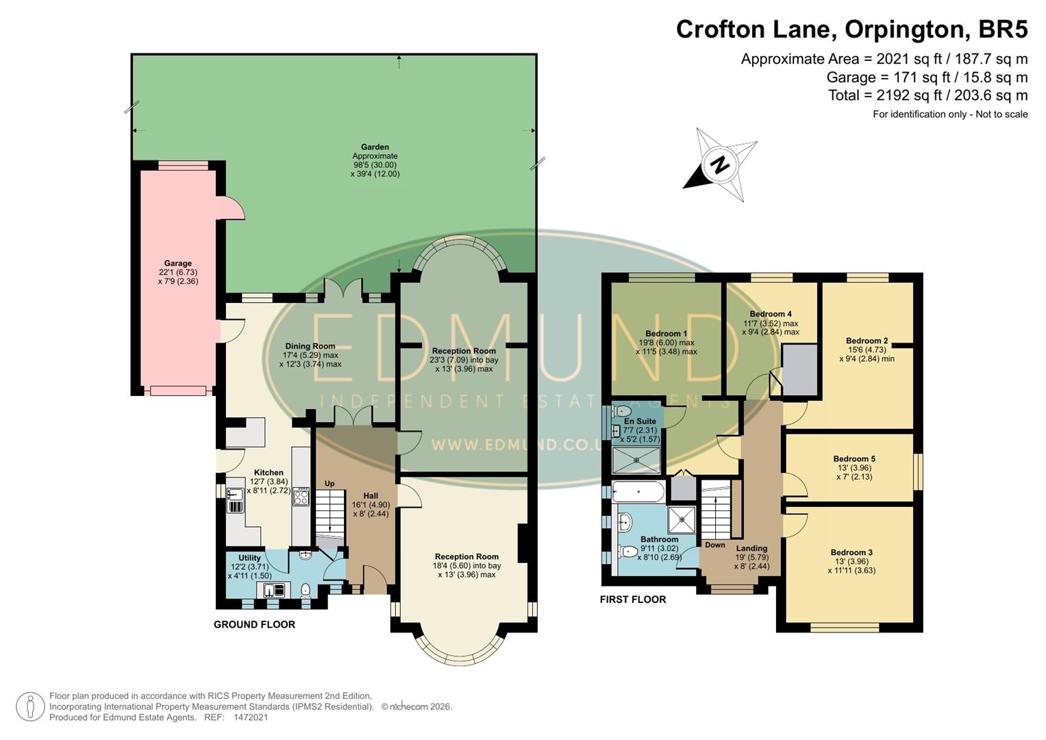 30, Crofton Lane, Orpington floorplan