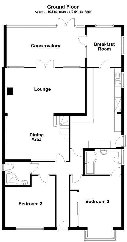 3 Bedrooms Bungalow for sale in Maydowns Road, Chestfield, Whitstable, Kent CT5