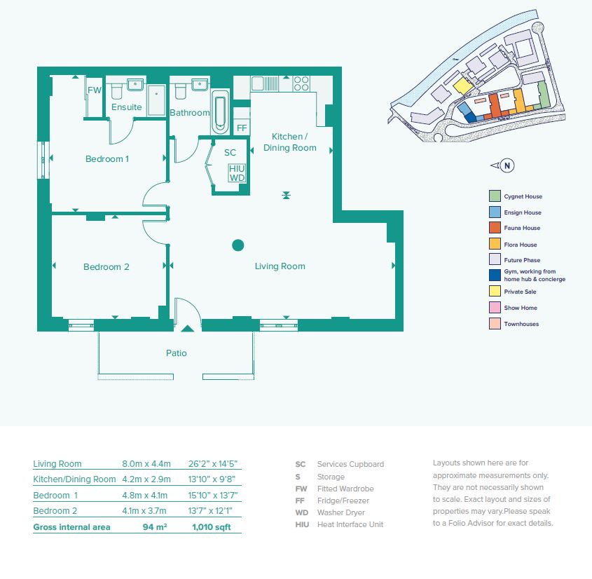 4 Fresh Wharf Road, Essex floorplan