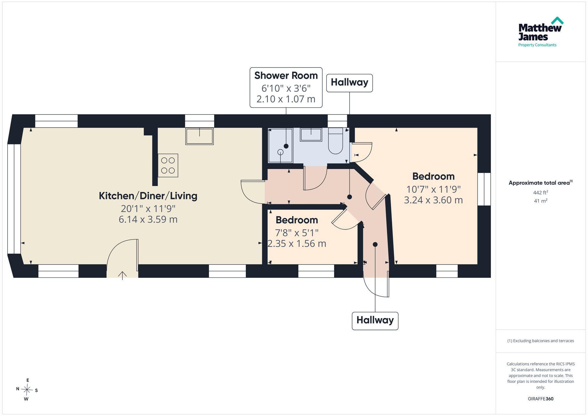 Caravan, Oliver Plants Production, Coggeshall floorplan