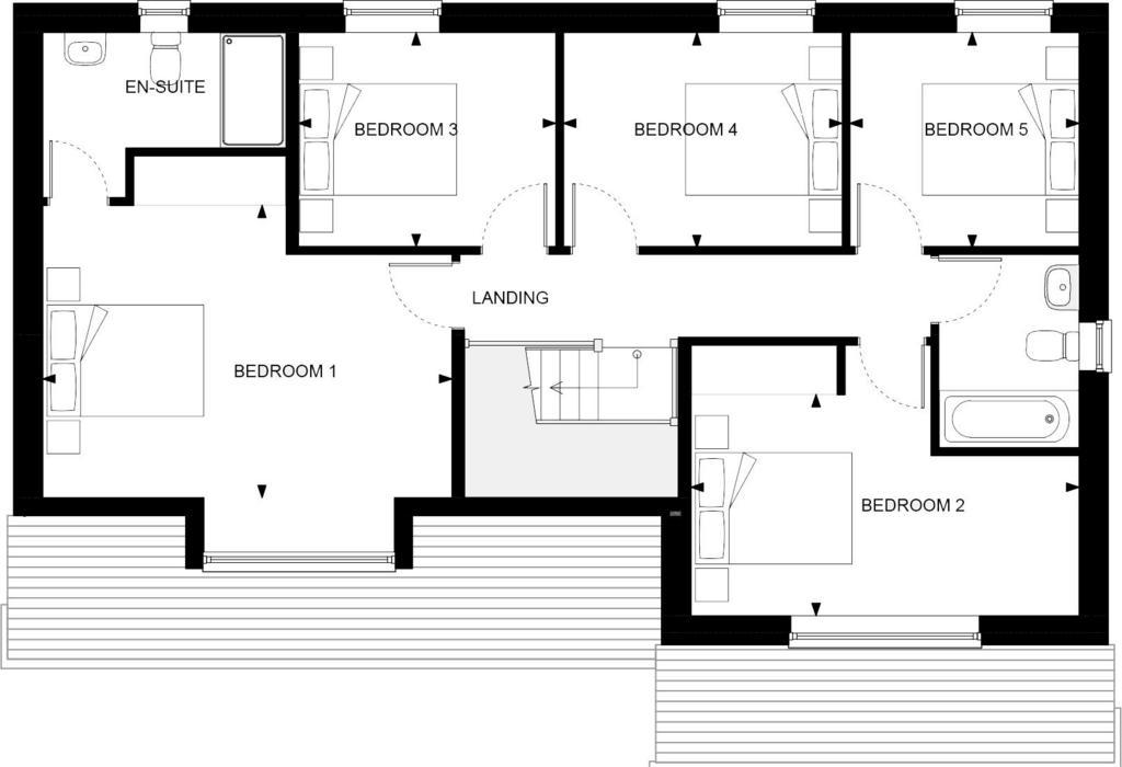 Plot 213 - The Milford, Church Farm, Ripley floorplan