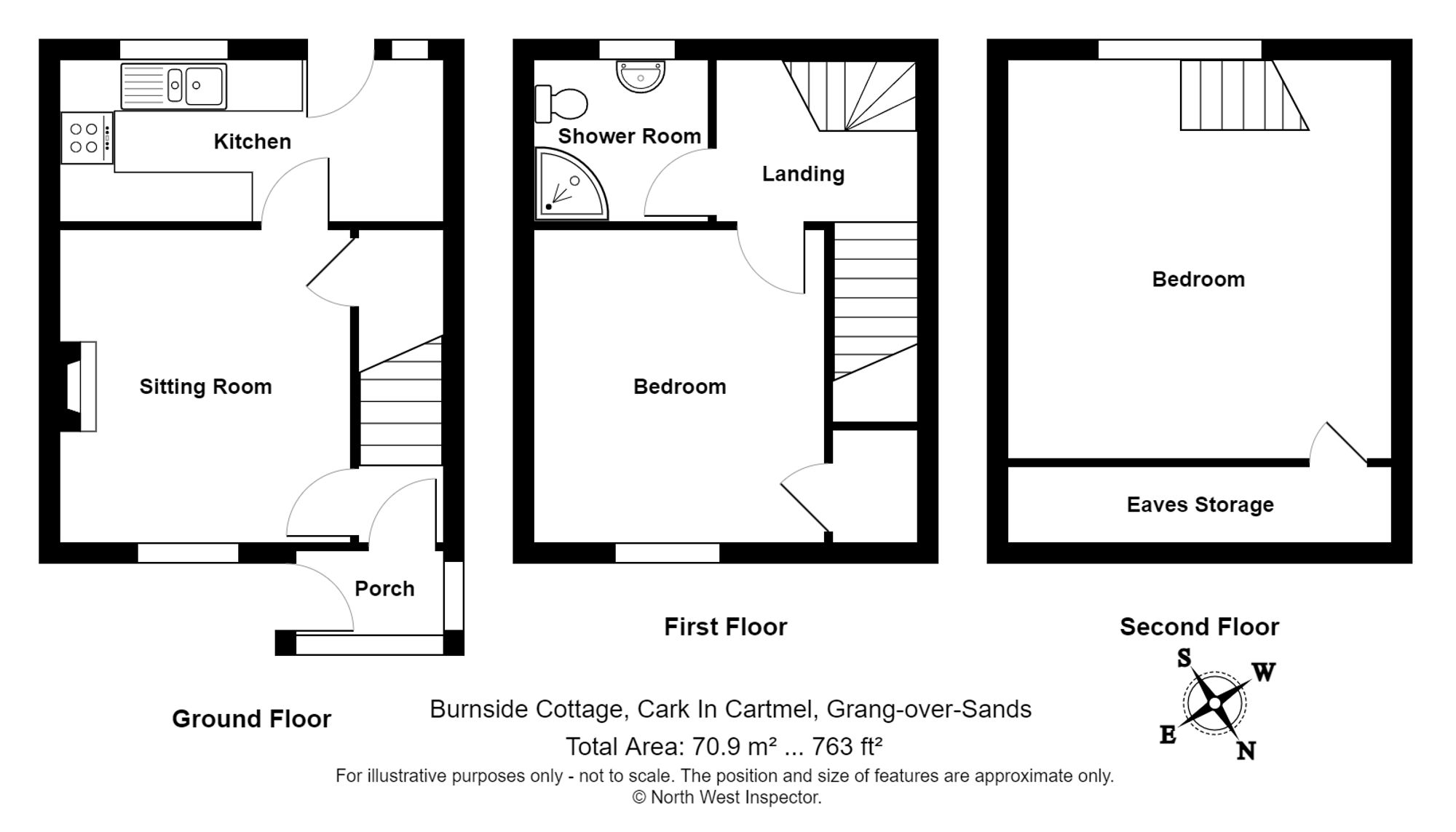 Burnside Cottage, Grange-Over-Sands floorplan