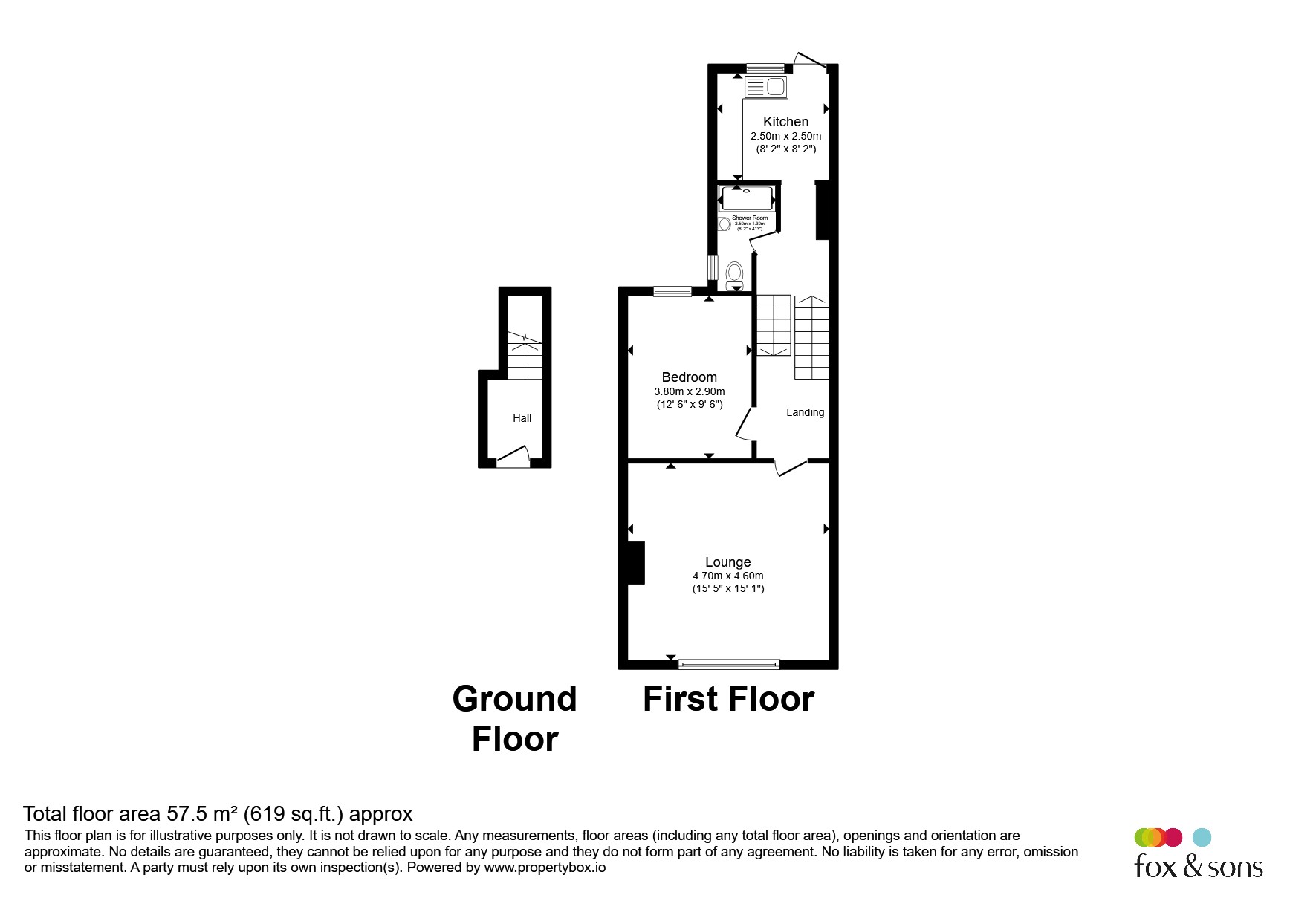 Flat Over, 126, Lewes Road, Brighton floorplan