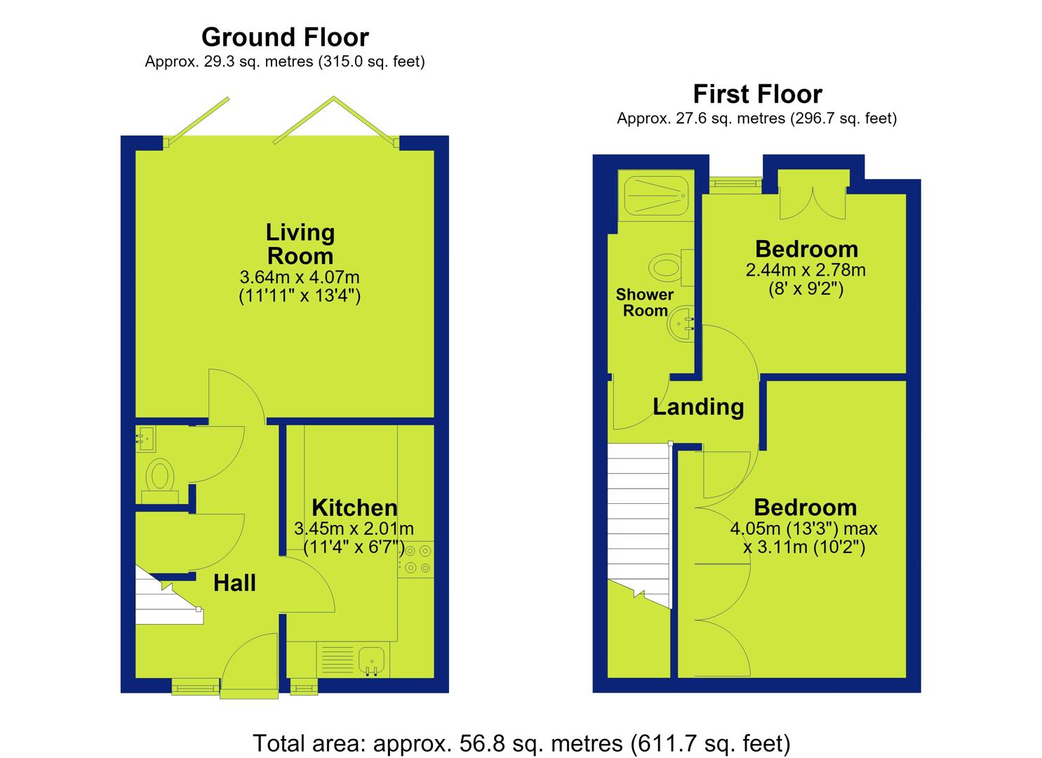 The Coach House, 78A, Musters Road, Nottingham floorplan