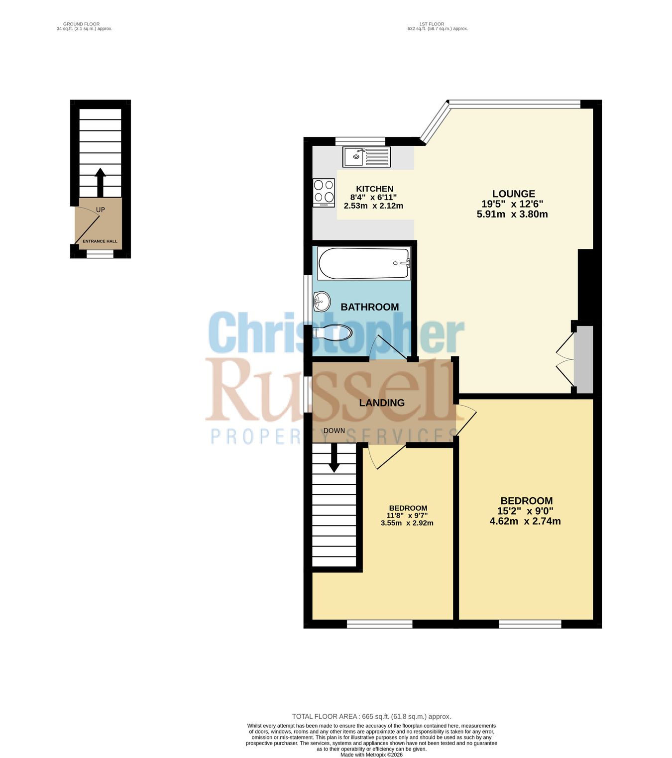 10a, Rochester Close, Sidcup floorplan