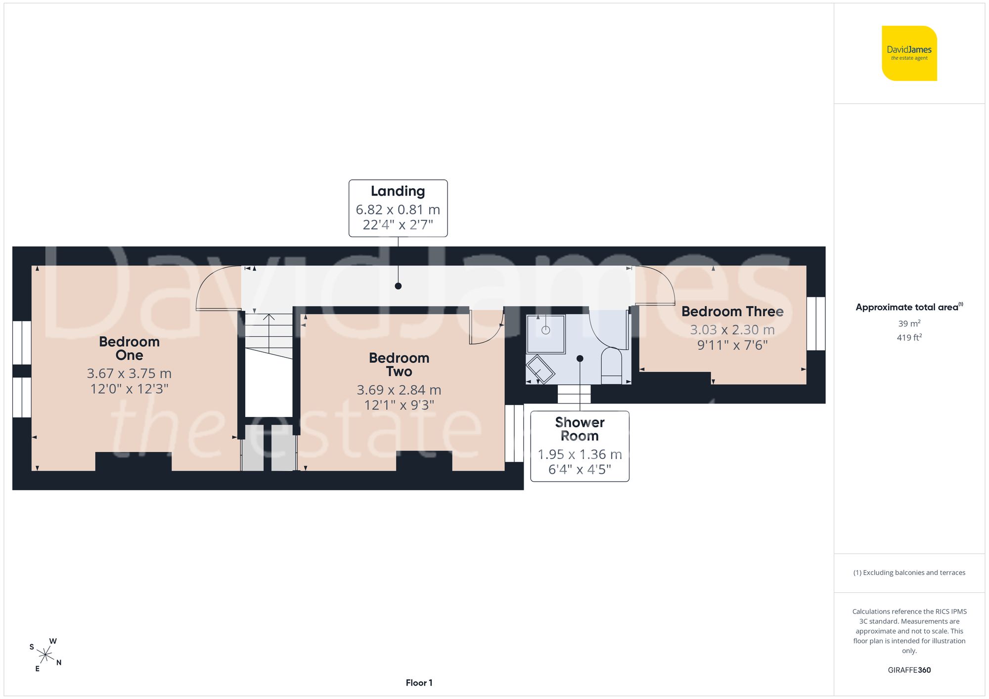 52 Station Road, Nottingham floorplan