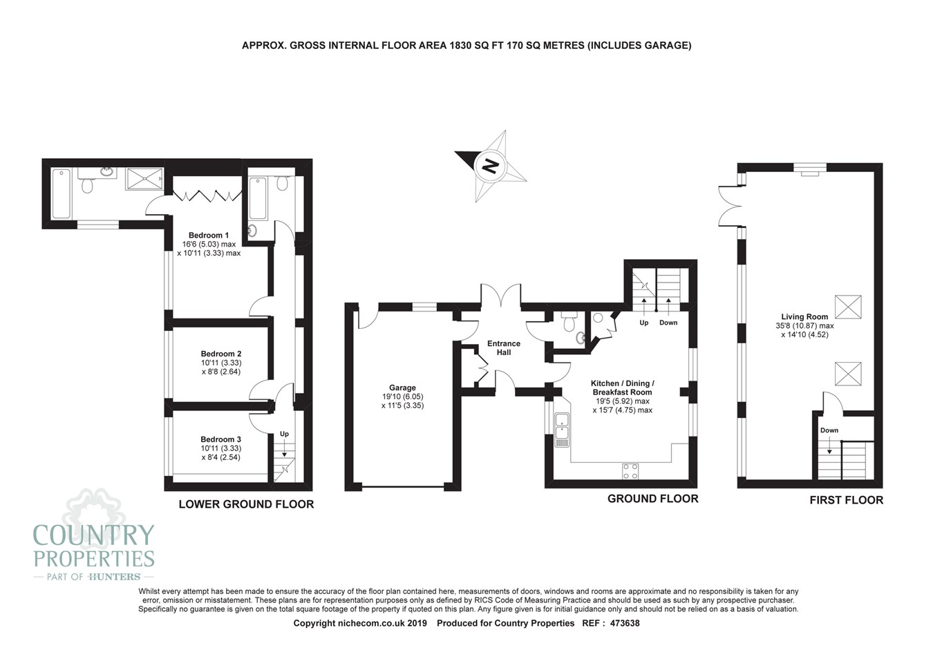 3 Bedrooms Detached house for sale in London Road, St Ippolyts, Hitchin SG4