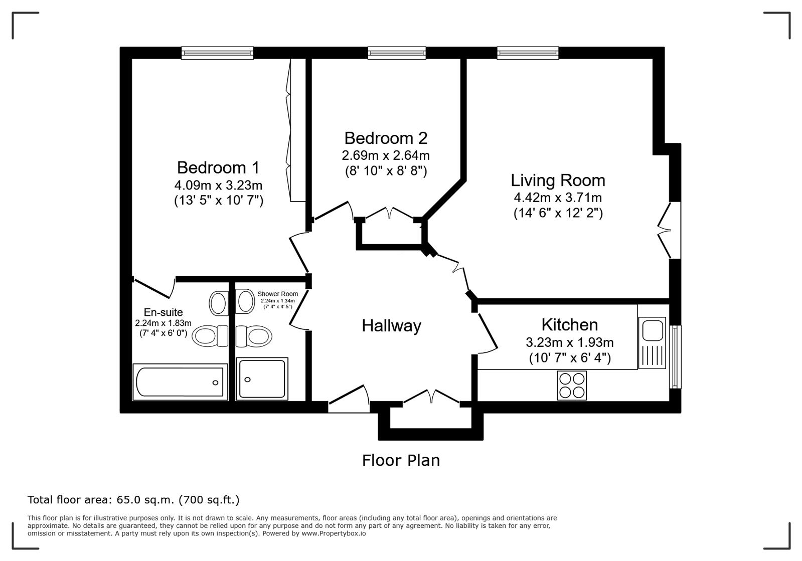 15, Hamilton Place, Hampshire floorplan