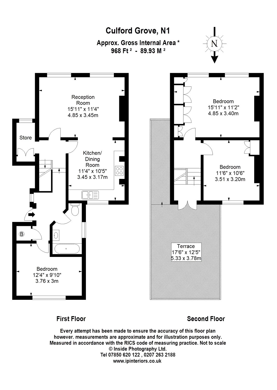 3 Bedrooms Flat to rent in Culford Grove, Canonbury N1