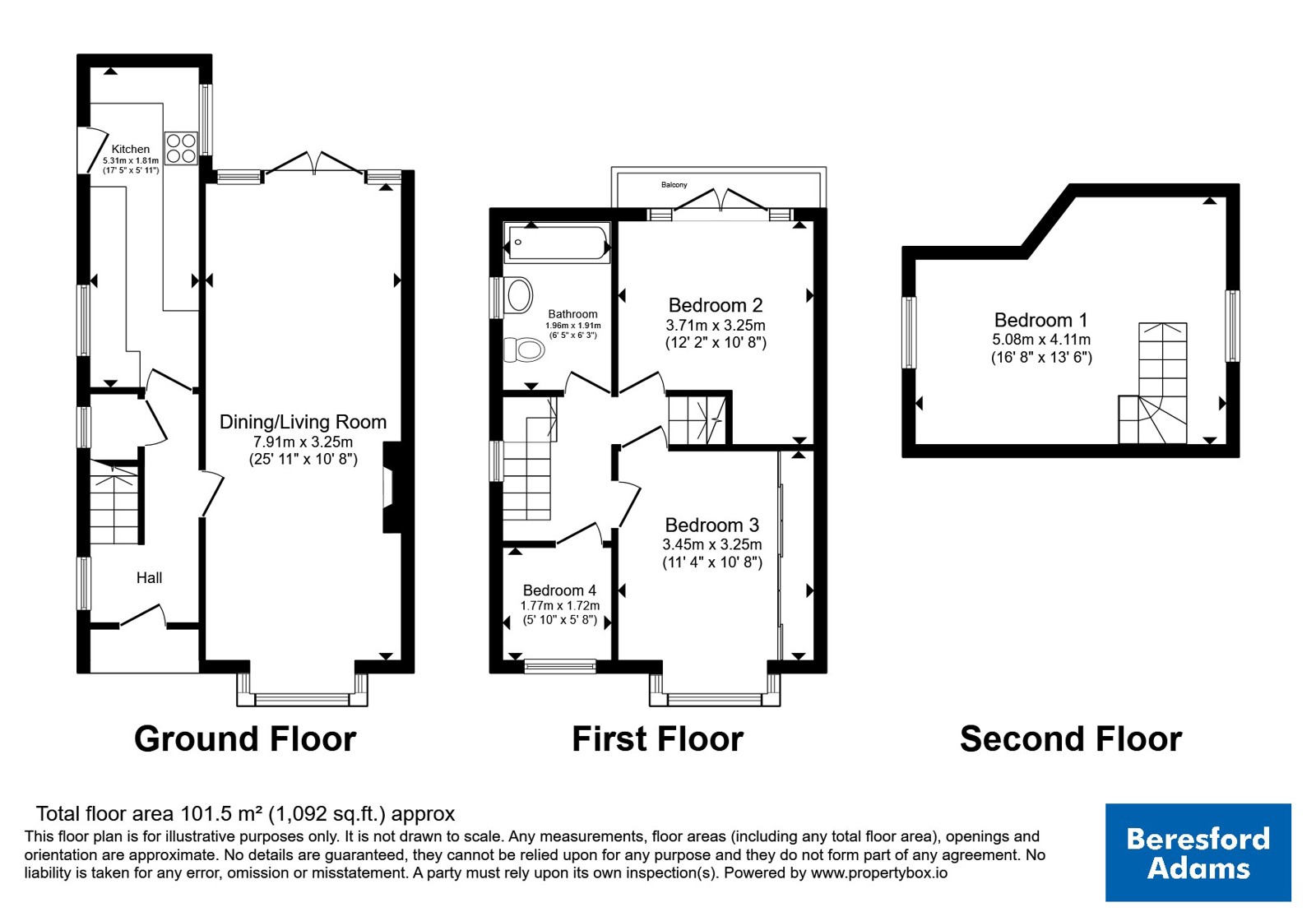 2, Upton Drive, Chester floorplan