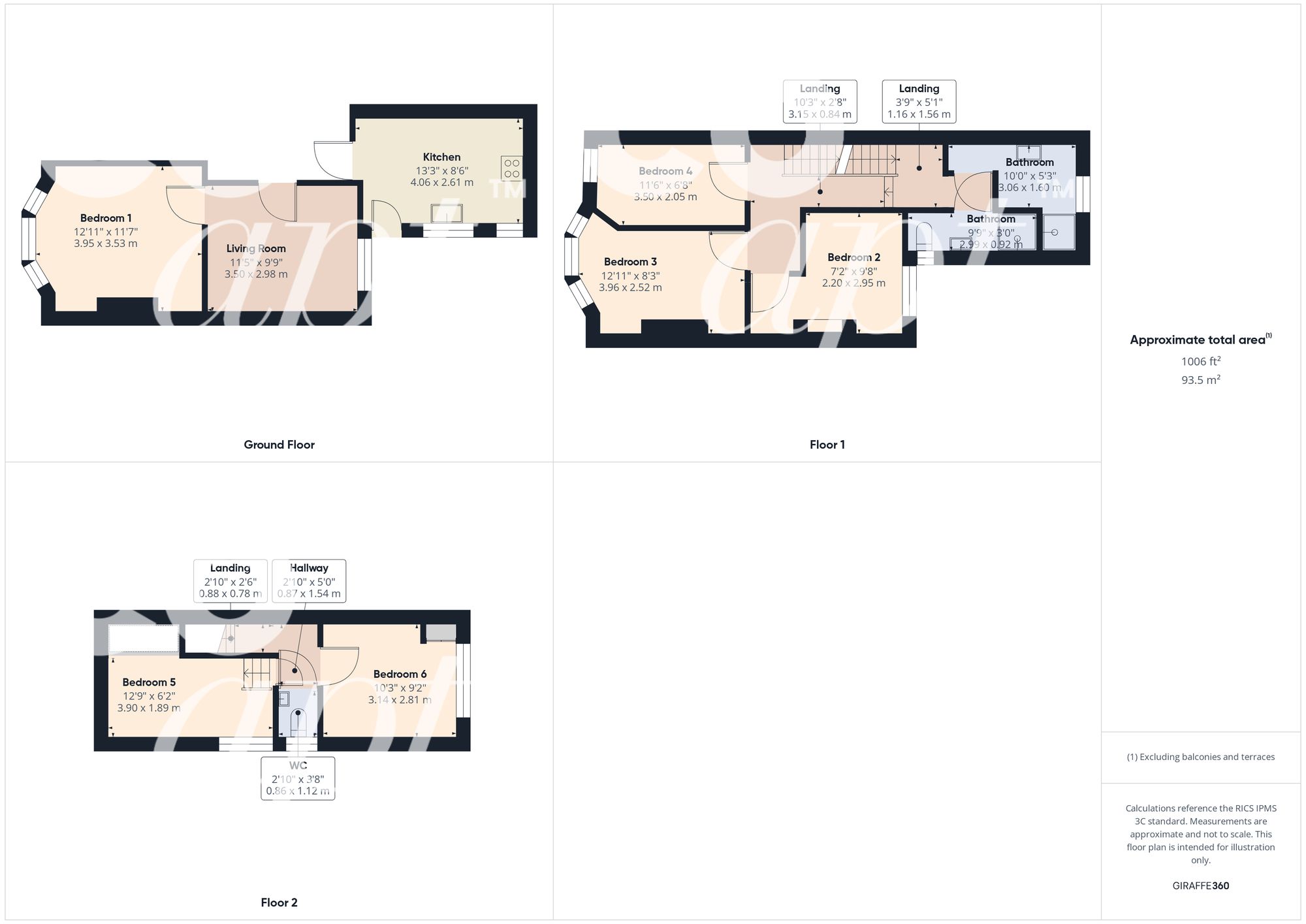 Room 4, 56 Cobden Road, Brighton floorplan