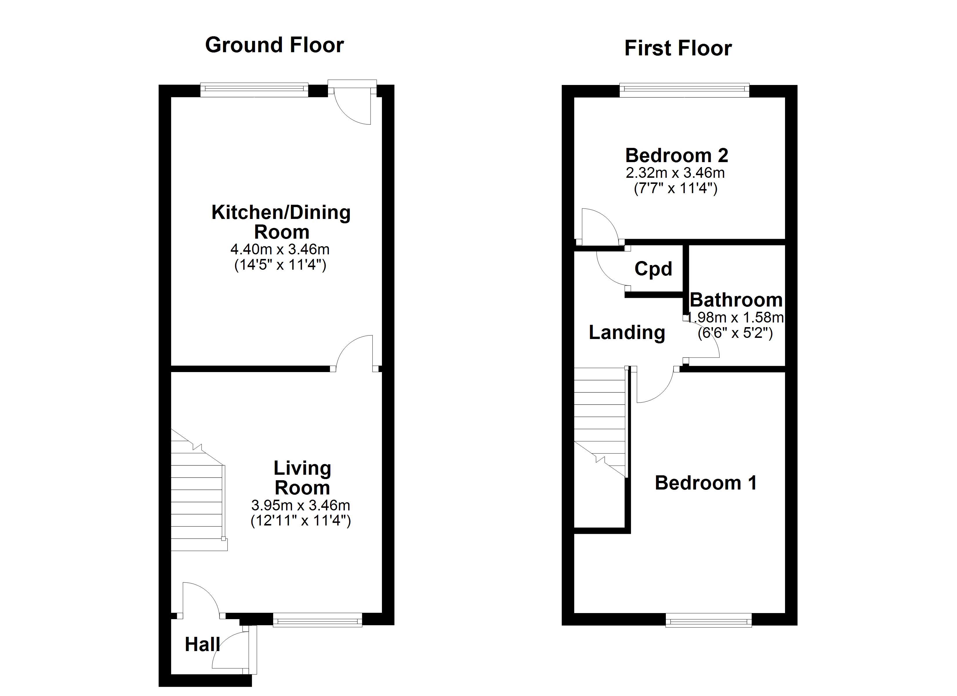 2 Bedrooms Terraced house for sale in Mill View, Knottingley WF11