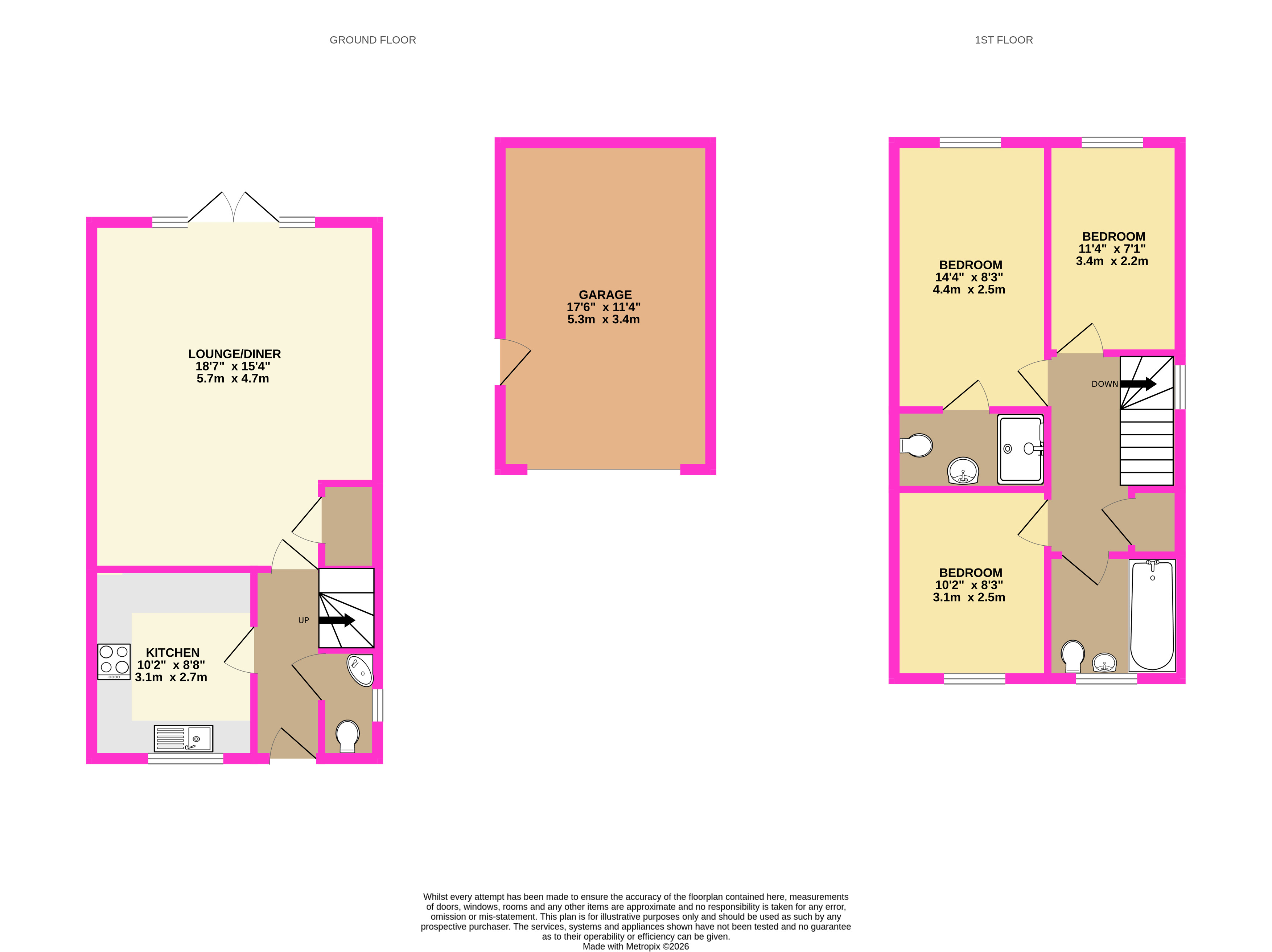 7, Hurst Avenue, Camberley floorplan