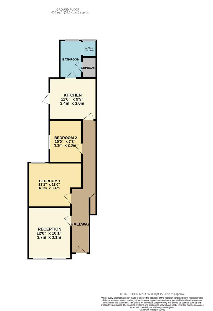 49, Chewton Road, Walthamstow floorplan