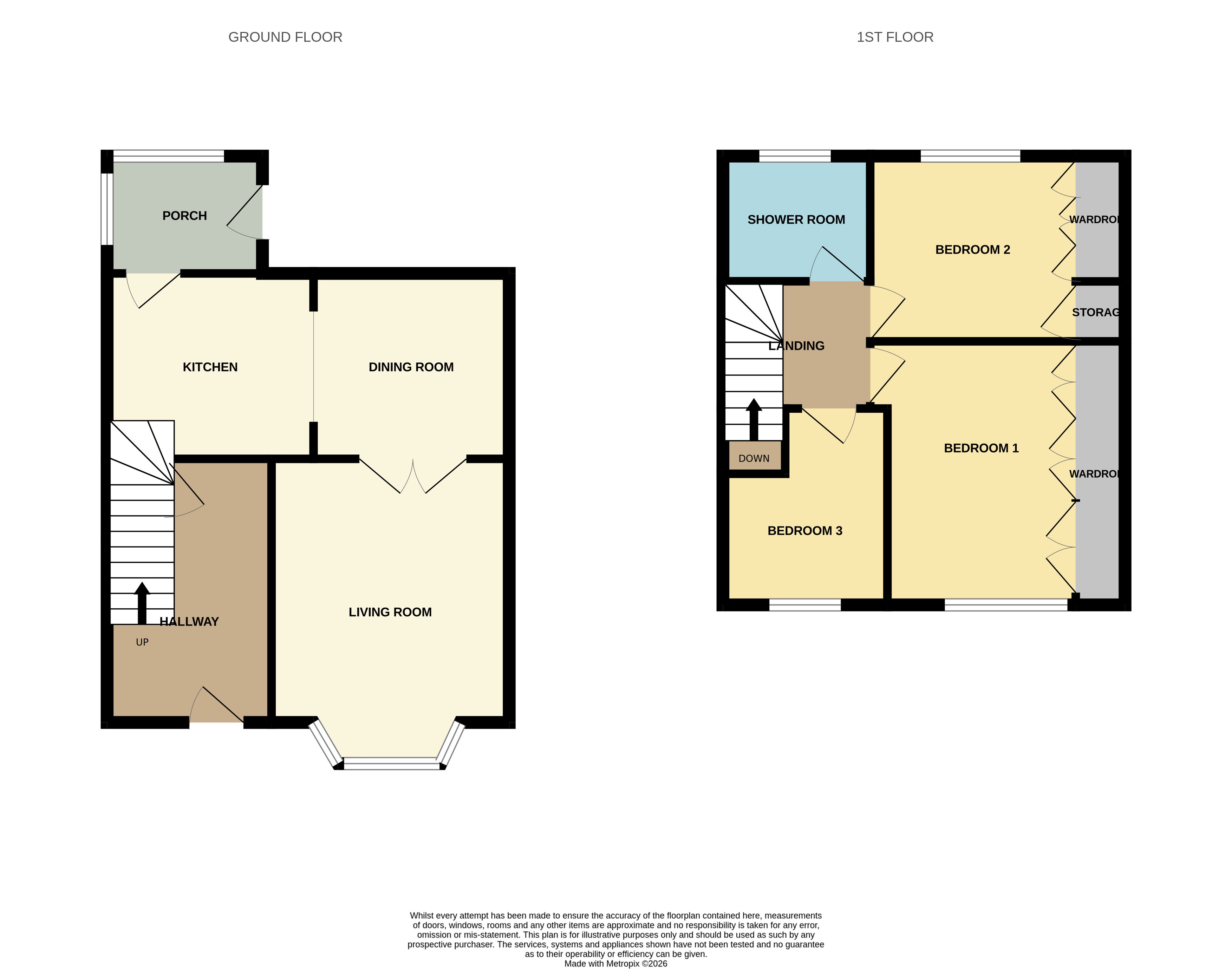 26, Highfield Drive, Stevenston floorplan