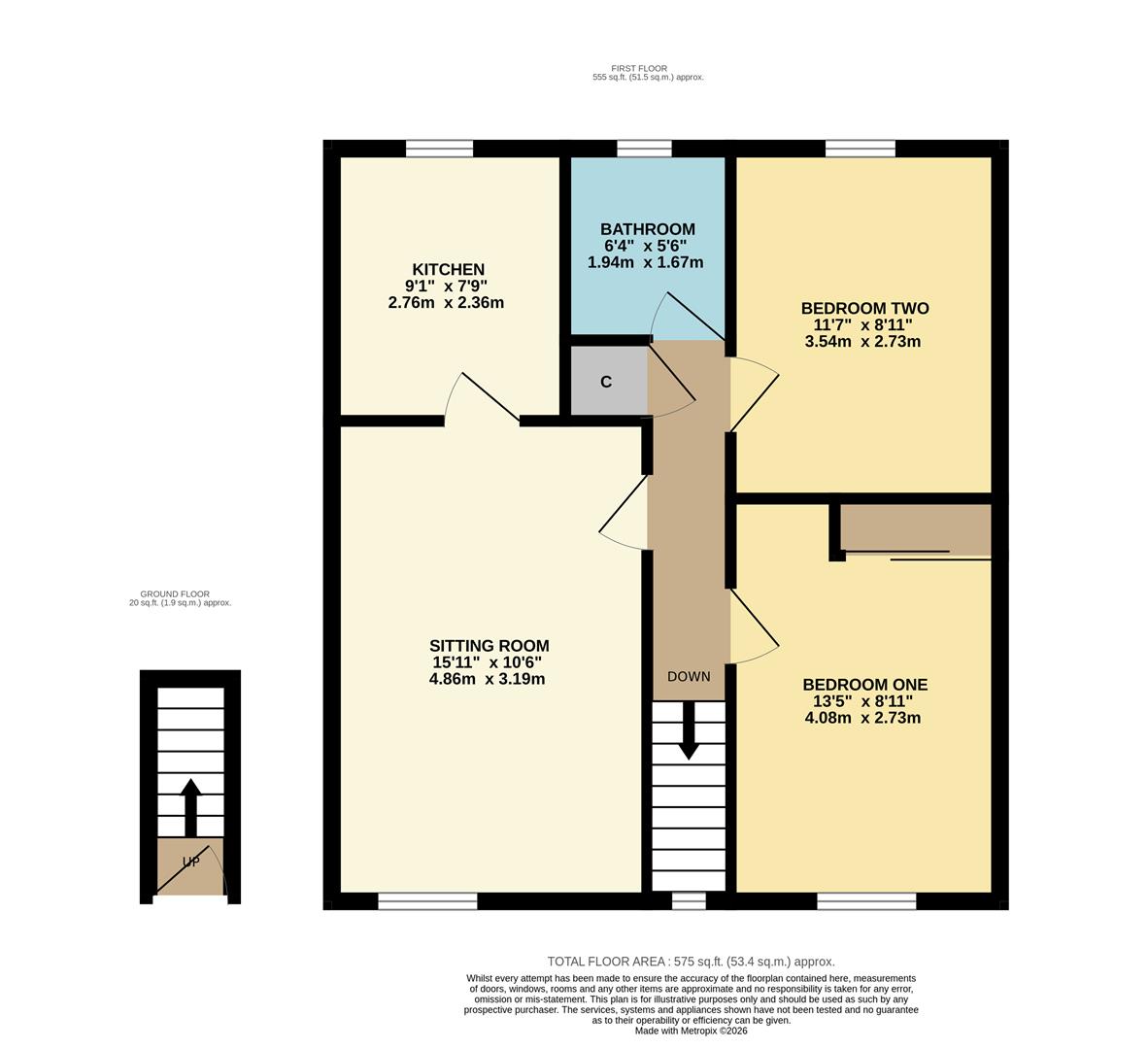 2, Weavern Court, Chippenham floorplan