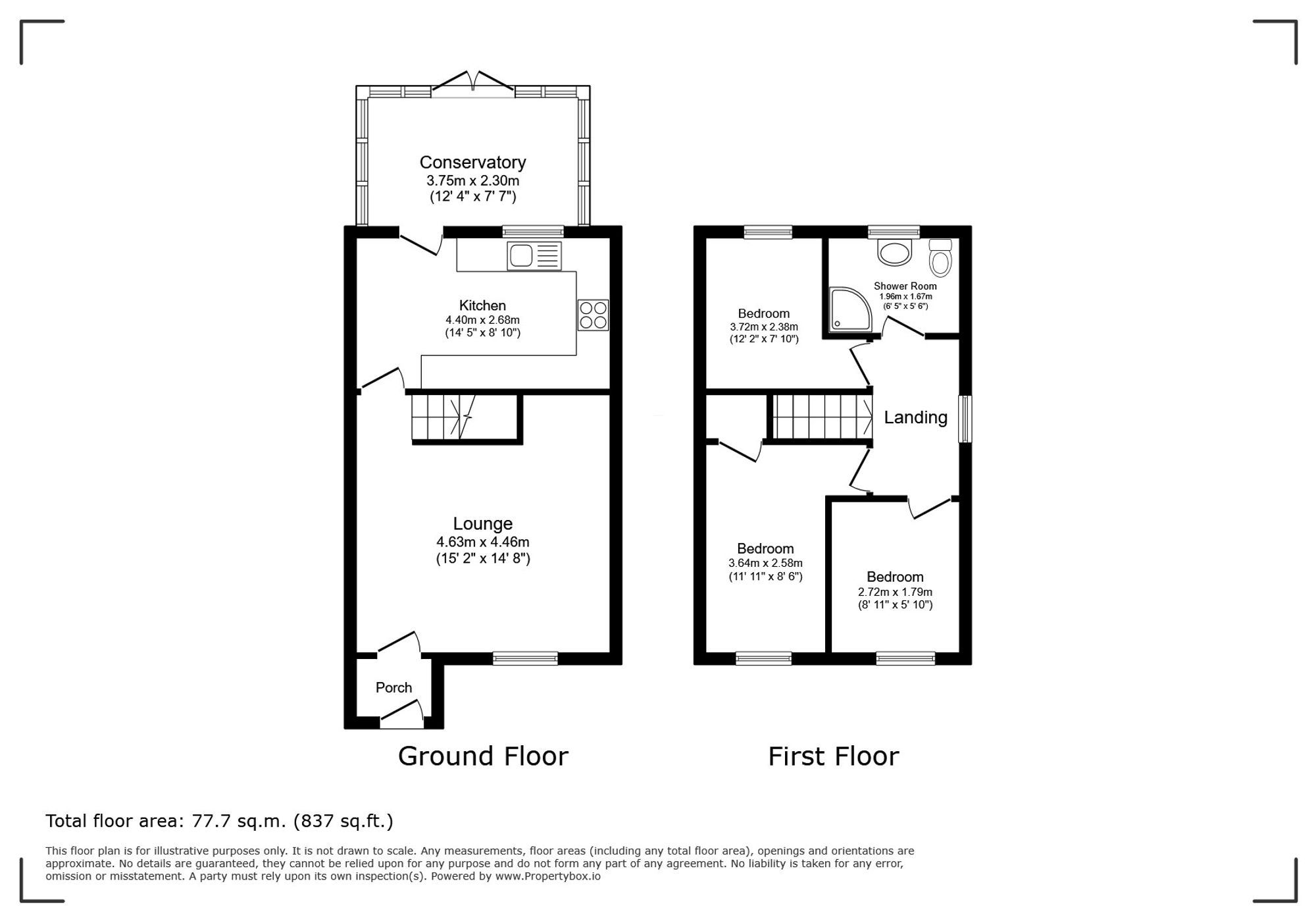 3 Ger-y-Lyn, Porthcawl floorplan