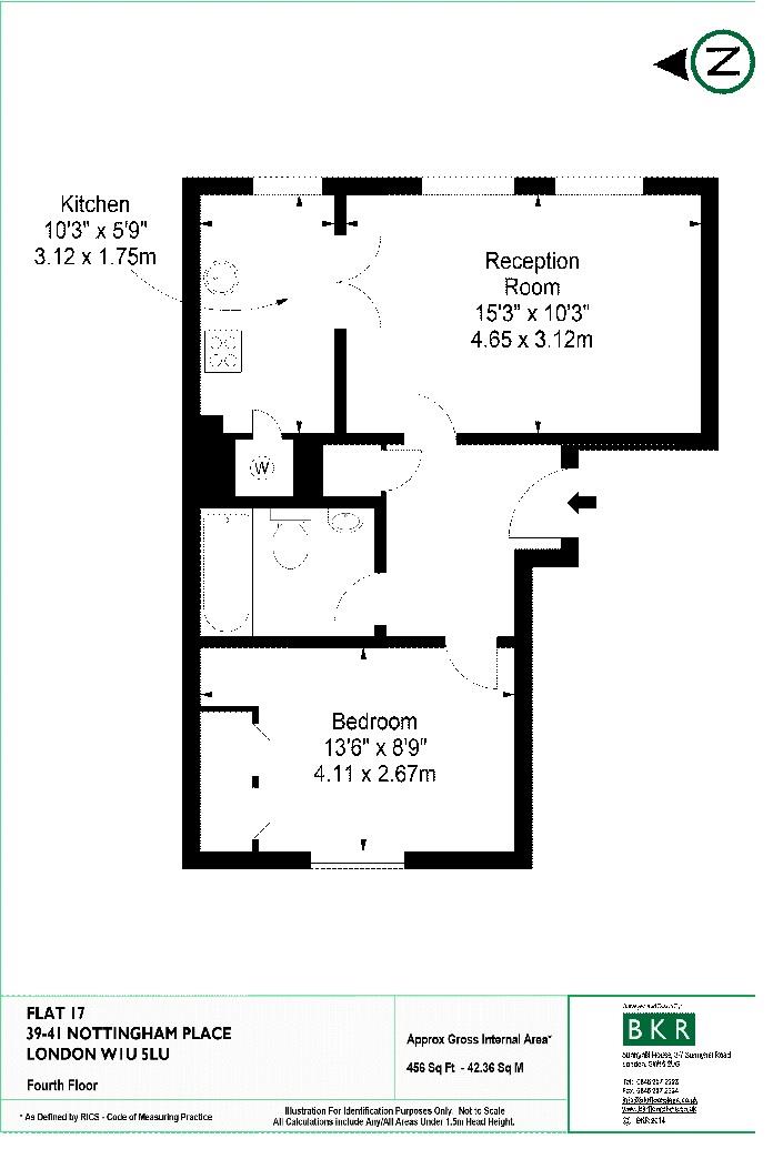 1 Bedrooms Flat to rent in Nottingham Place, London W1U