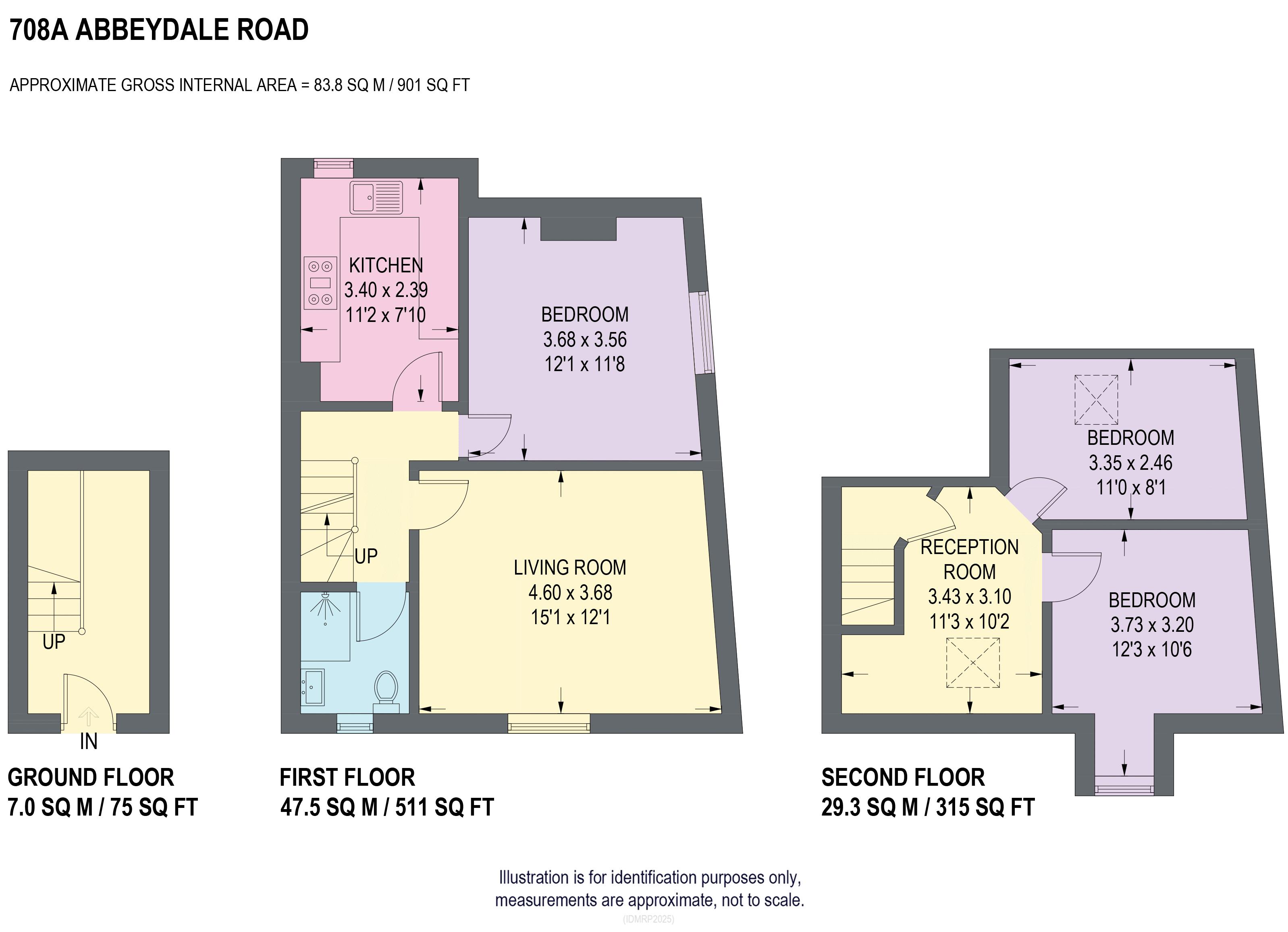 708a, Abbeydale Road, Sheffield floorplan